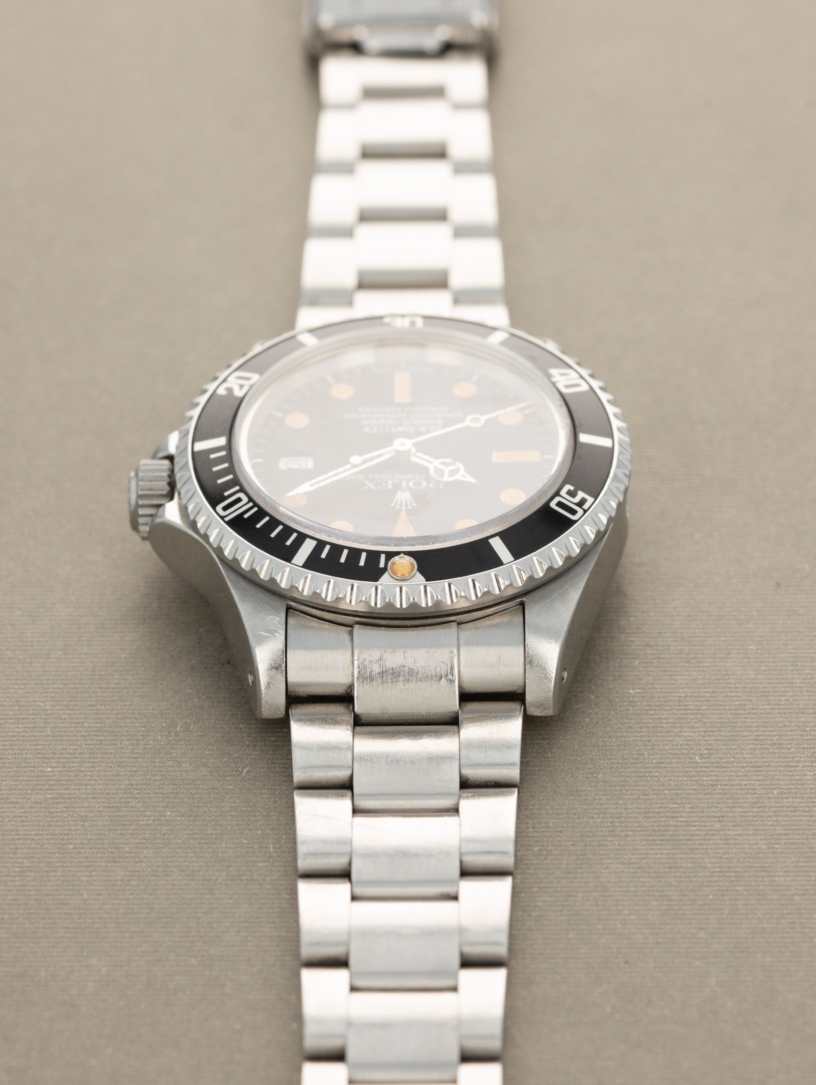 Rolex Sea-Dweller Ref. 16660 - 'Triple 6' Matte Black Transitional 'Pumpkin' Unpolished