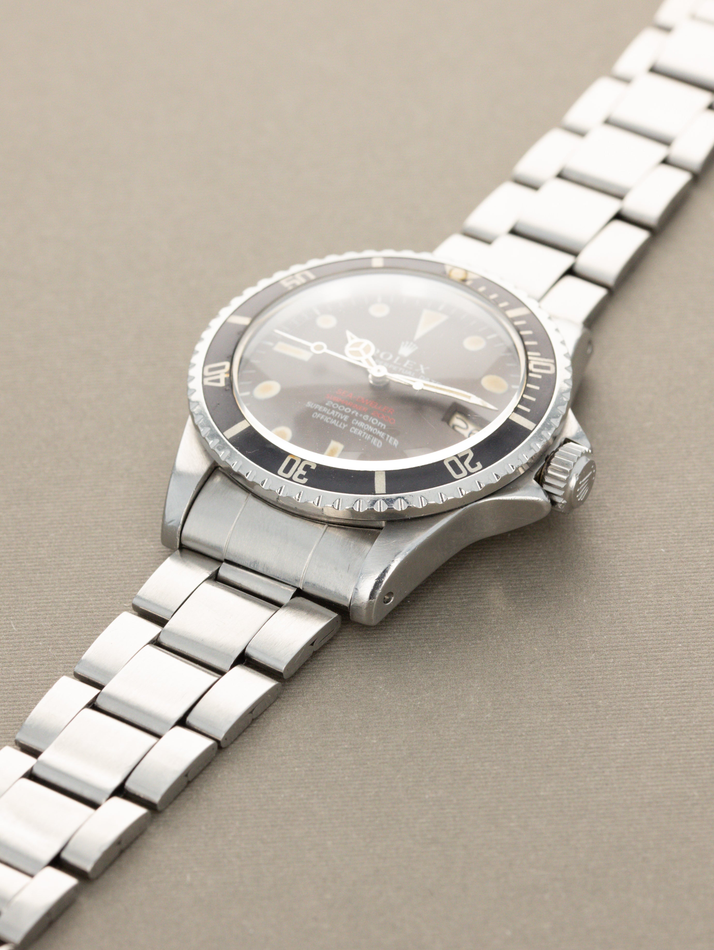 Rolex Sea-Dweller Ref. 1665 - 'Double Red' MK2 'Tropical' Dial 'Thin Case'