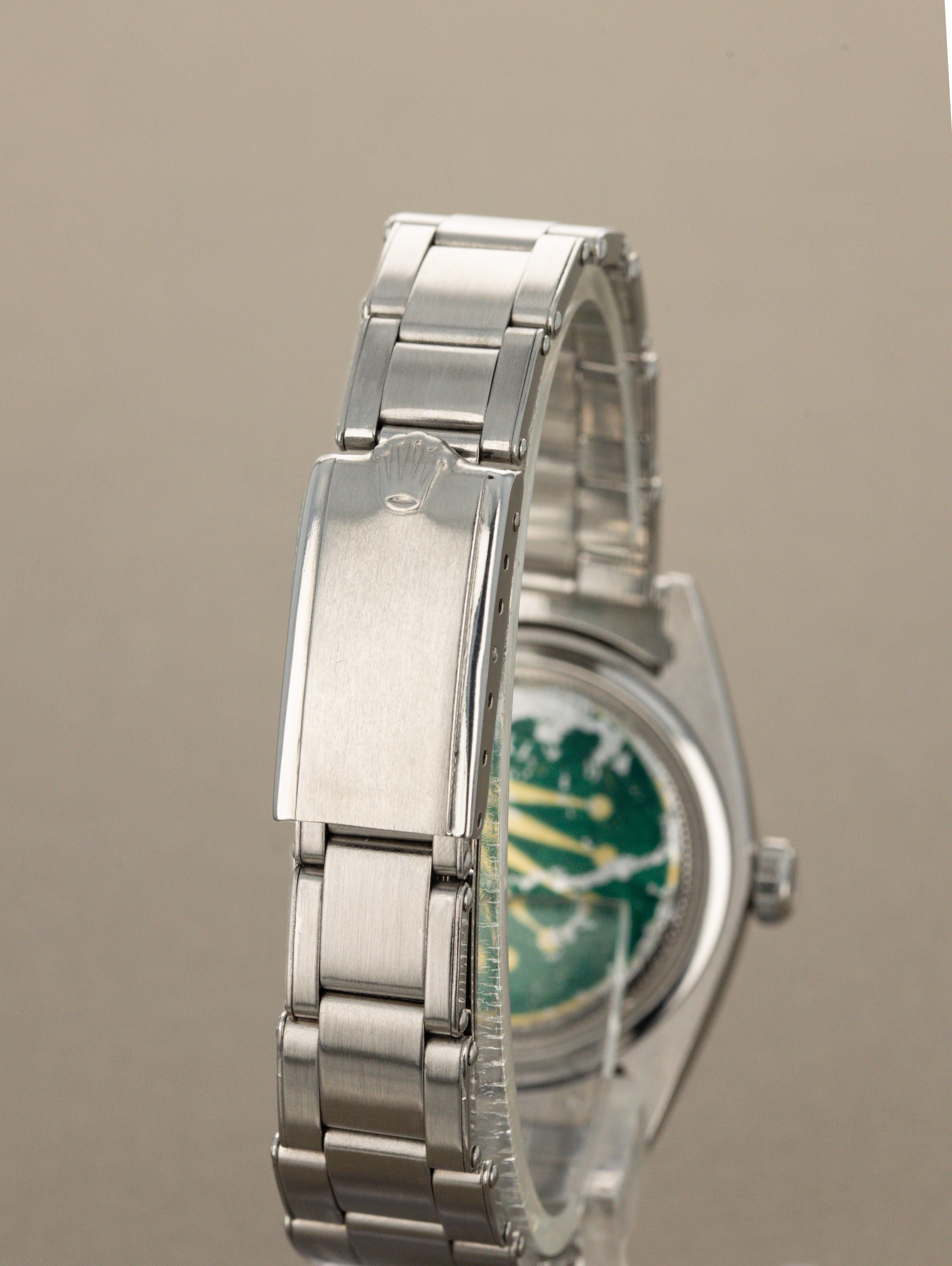 Rolex Oysterdate Precision Ref. 6694 - Black 'Gilt' Dial Unpolished w/ Caseback Sticker