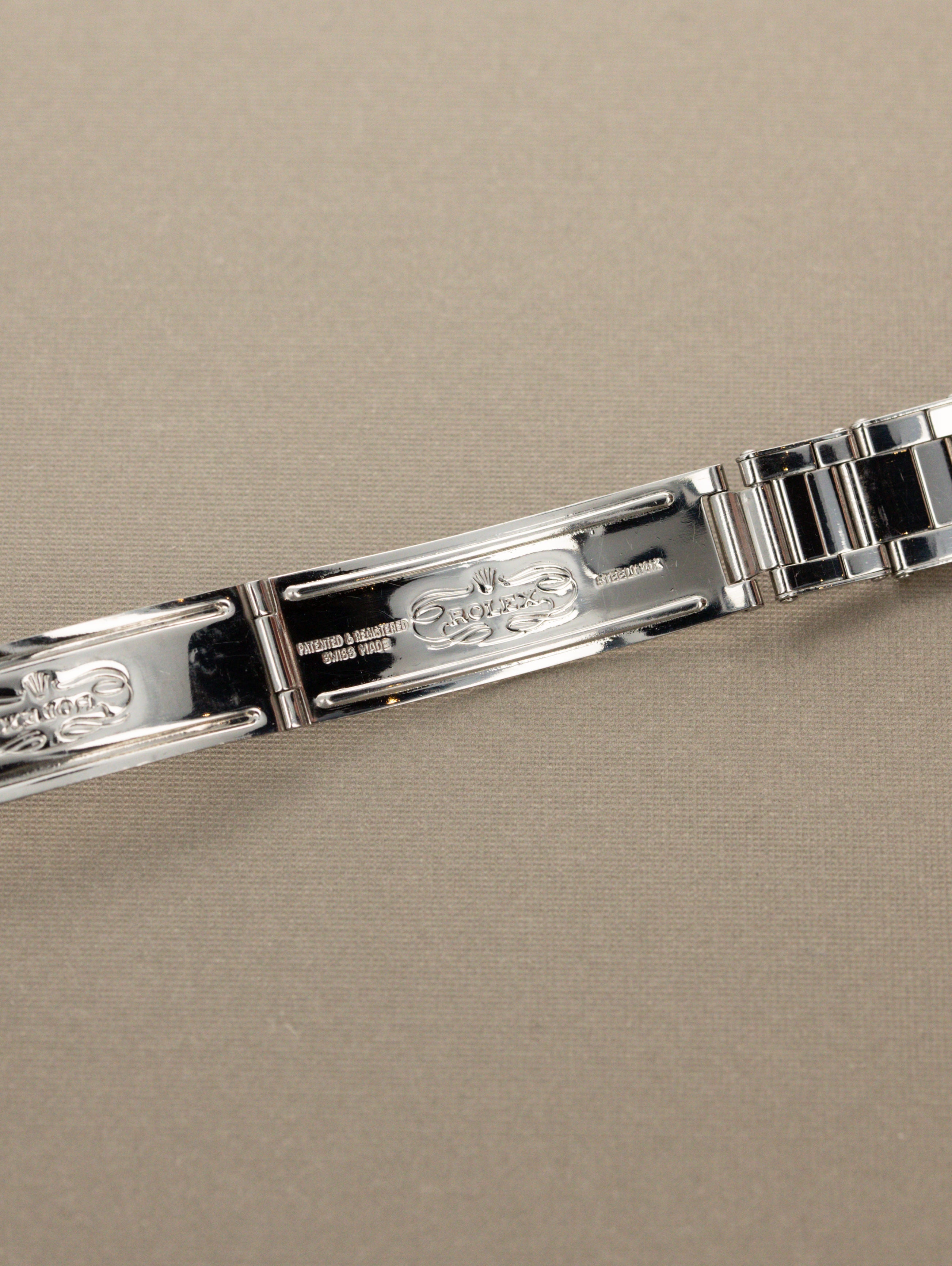 Rolex Oysterdate Precision Ref. 6694 - Black 'Gilt' Dial Unpolished w/ Caseback Sticker