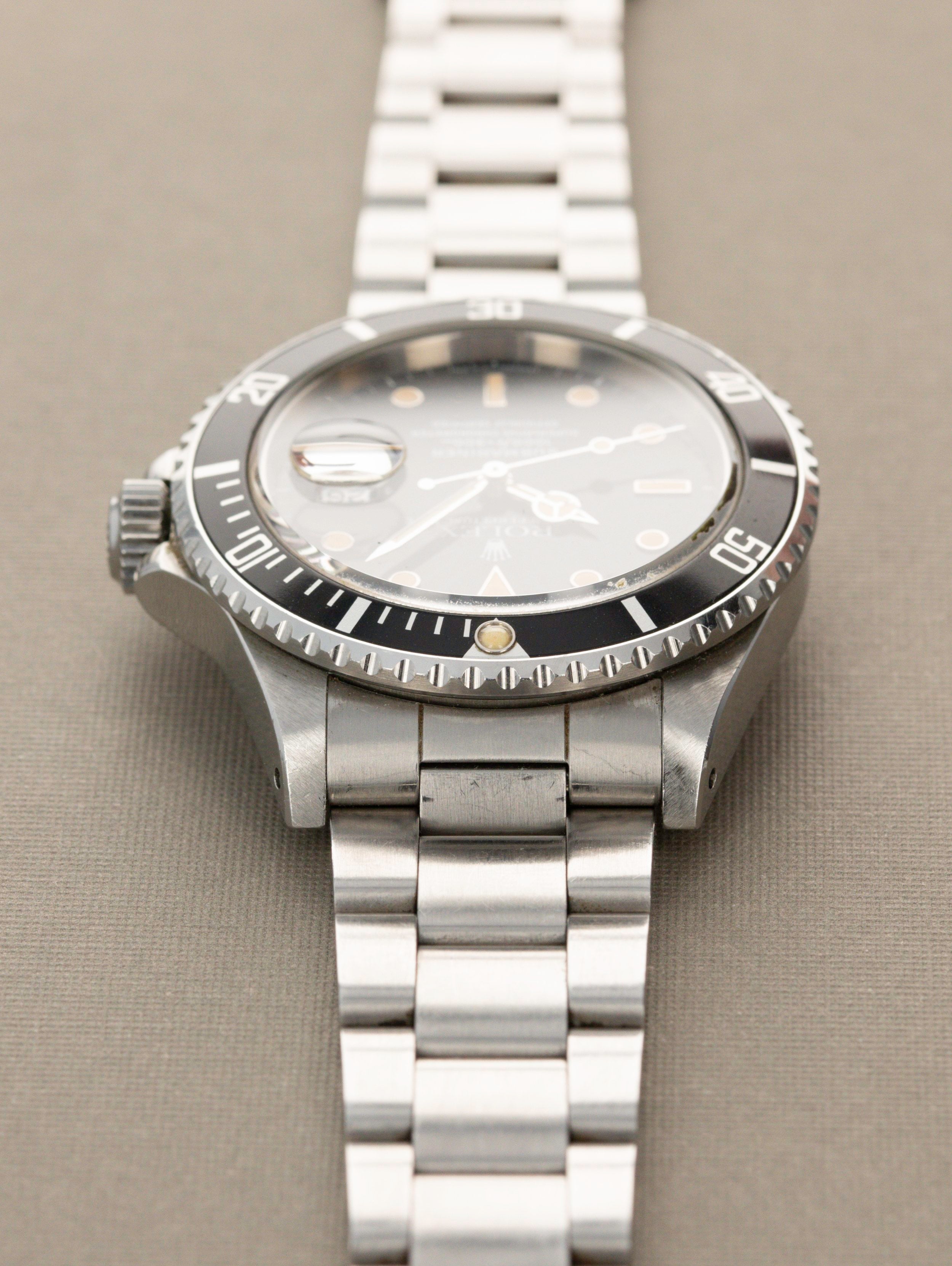 Rolex Submariner Ref. 168000 Pumpkin Unpolished