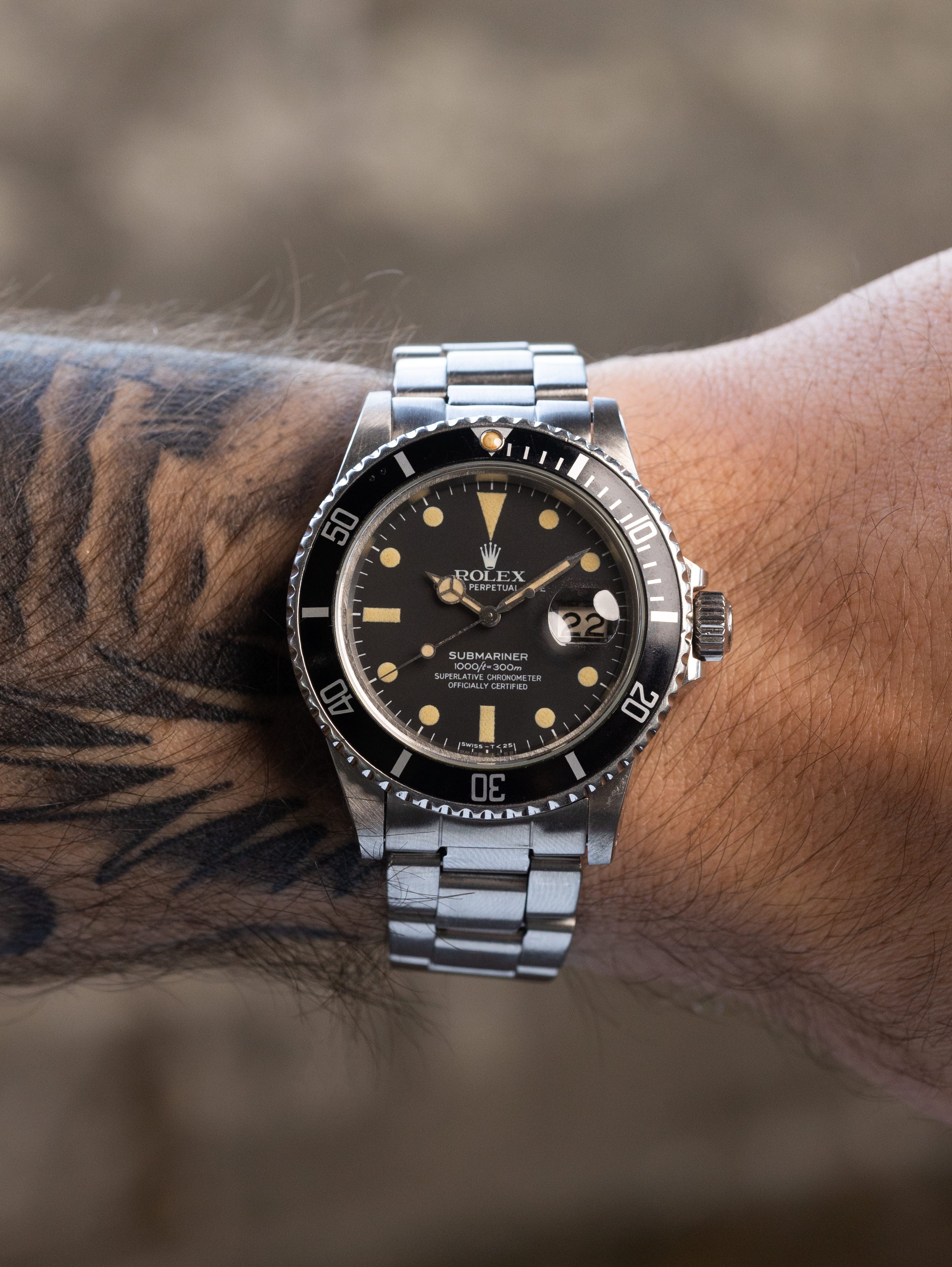Rolex Submariner Date Ref. 16800 - Transitional Matte Dial