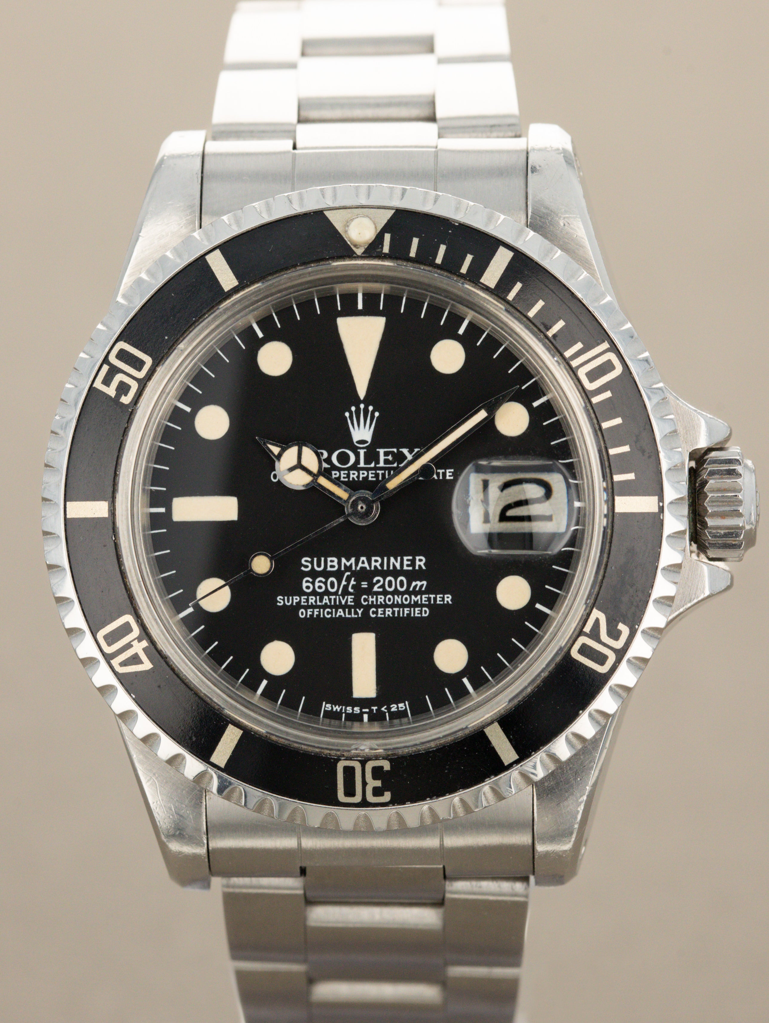 Rolex Submariner Date Ref. 1680 - 'MK1' Dial Unpolished