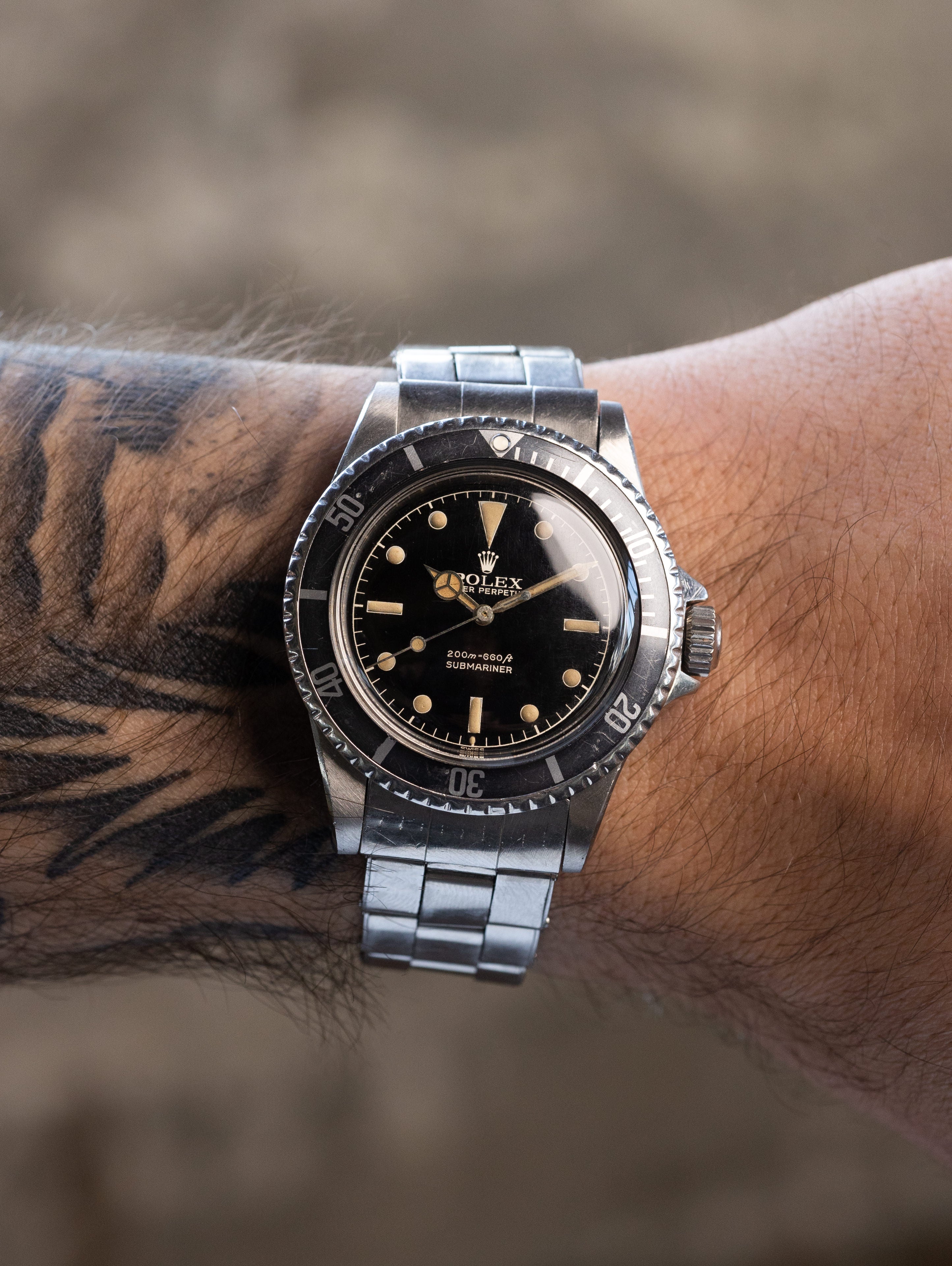 Rolex Submariner Ref. 5512 - 'Gilt Chapter Ring PCG Exclamation Point'