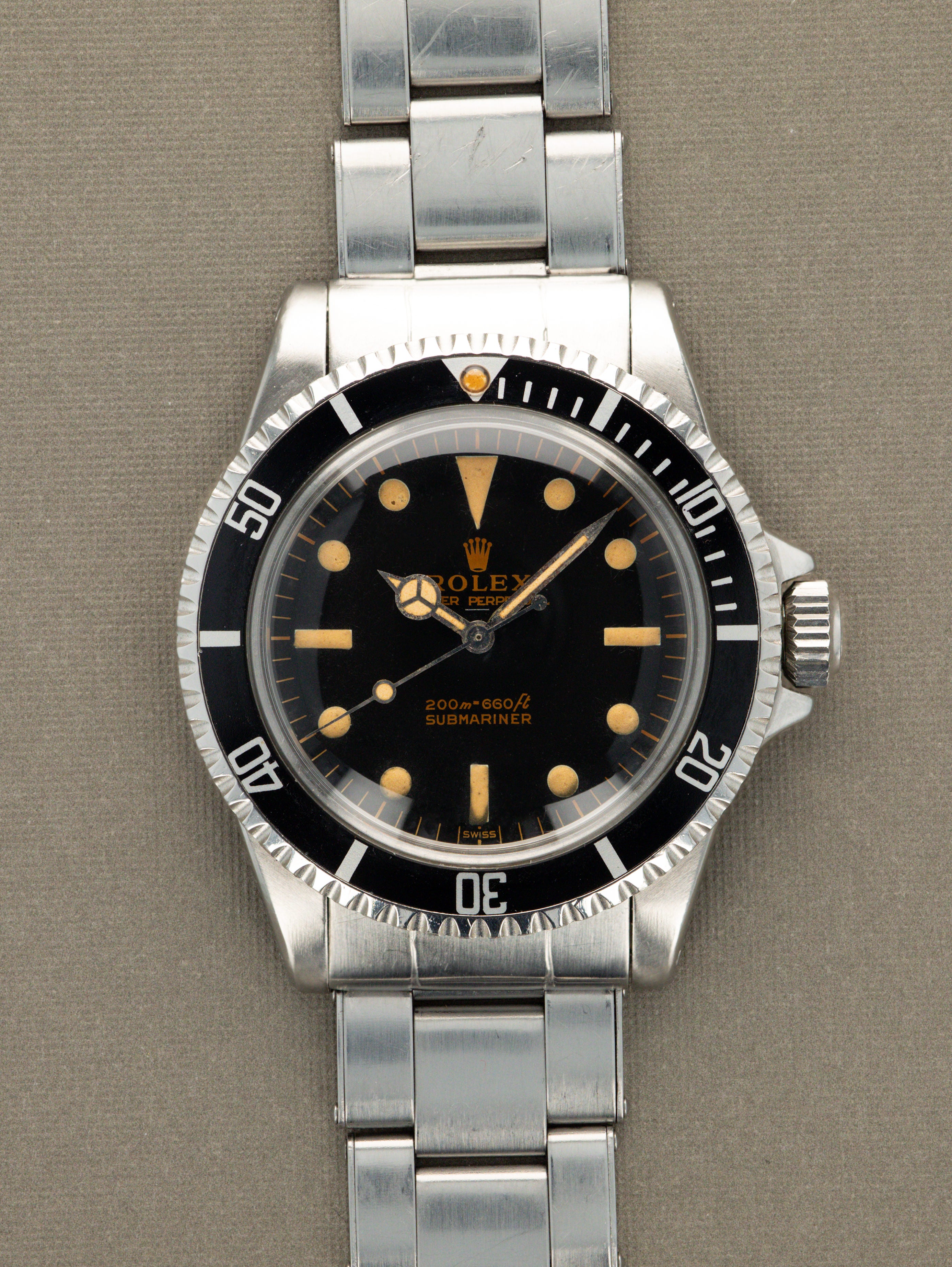 Rolex Submariner Ref. 5513 'PCG' - 'Gilt Underline Pumpkin' Dial W/ Box & Papers