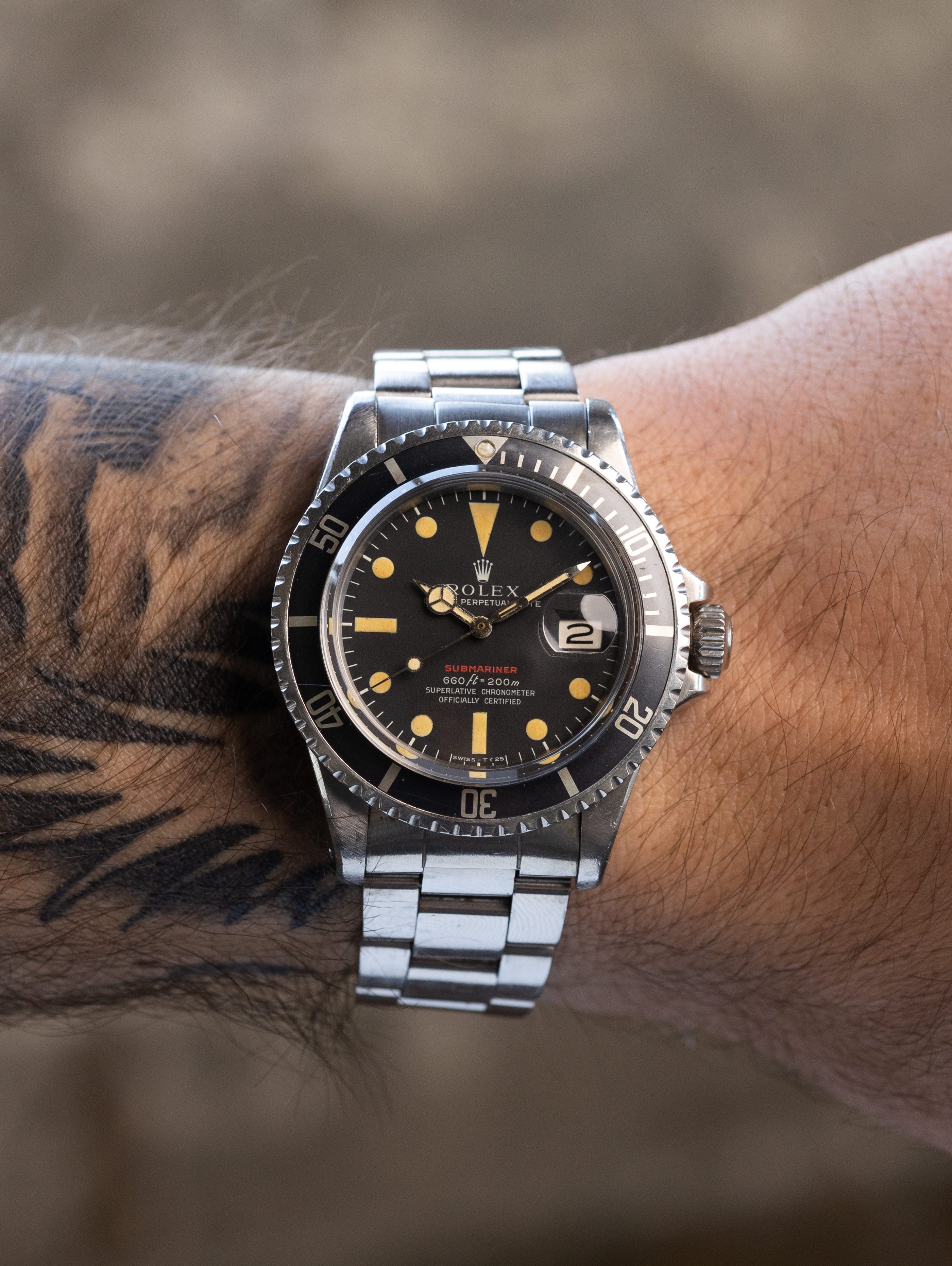Rolex Submariner Date Ref. 1680 - MK4 'Red Sub' - Box & Papers