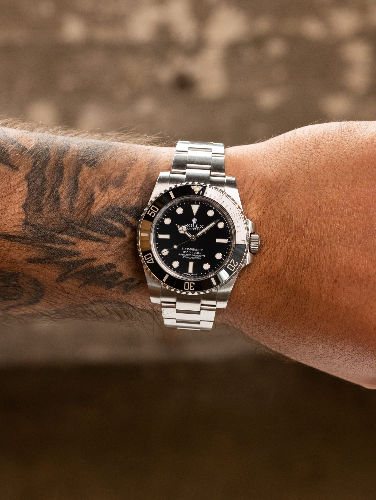 Rolex Submariner Ref. 114060 - 'No Date' Unpolished Full Set