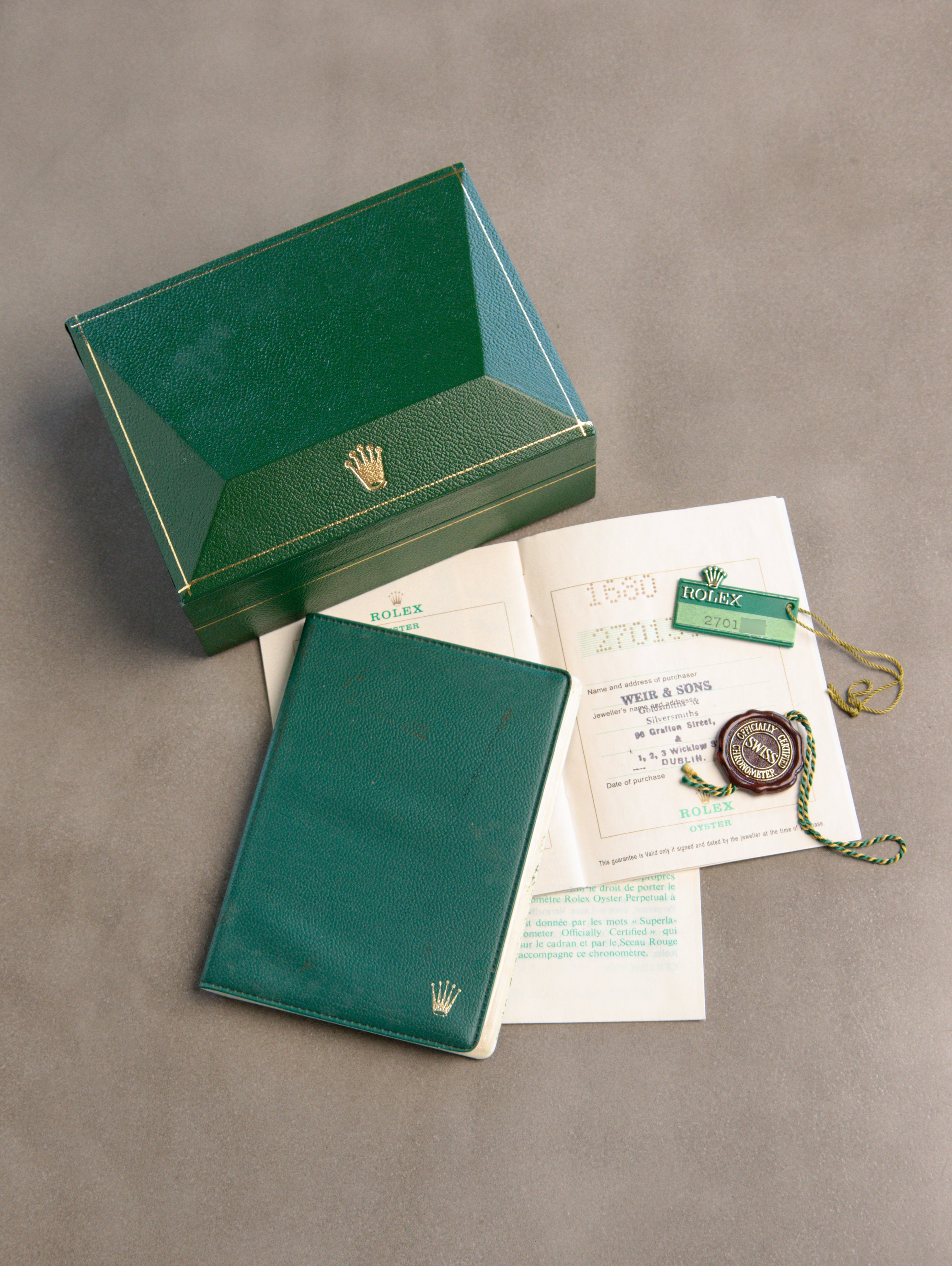 Rolex Submariner Date Ref. 1680 - 'Red Sub' MK4 Dial Box & Papers