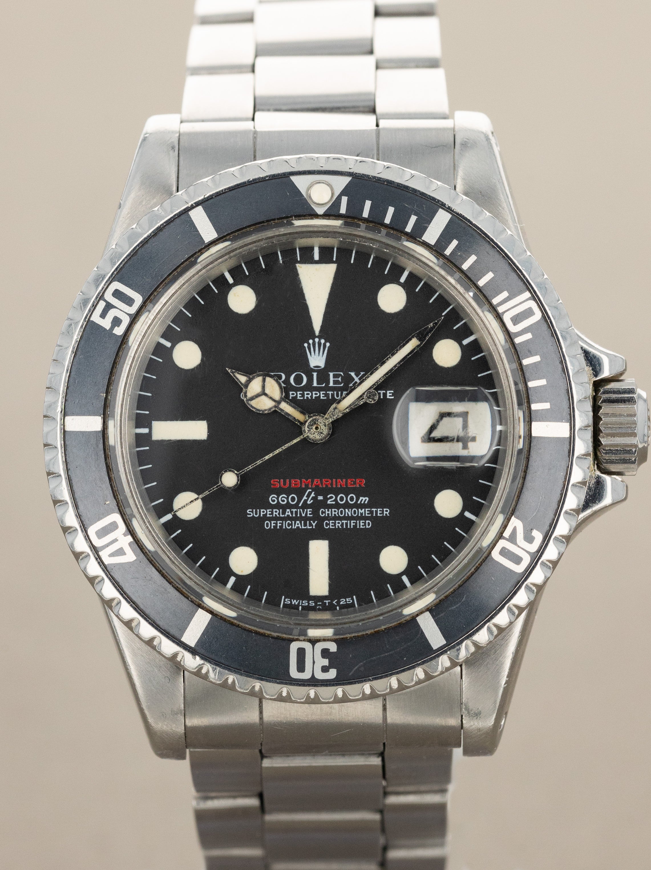 Rolex Submariner Date Ref. 1680 - 'Red Sub' MK4 Dial Box & Papers