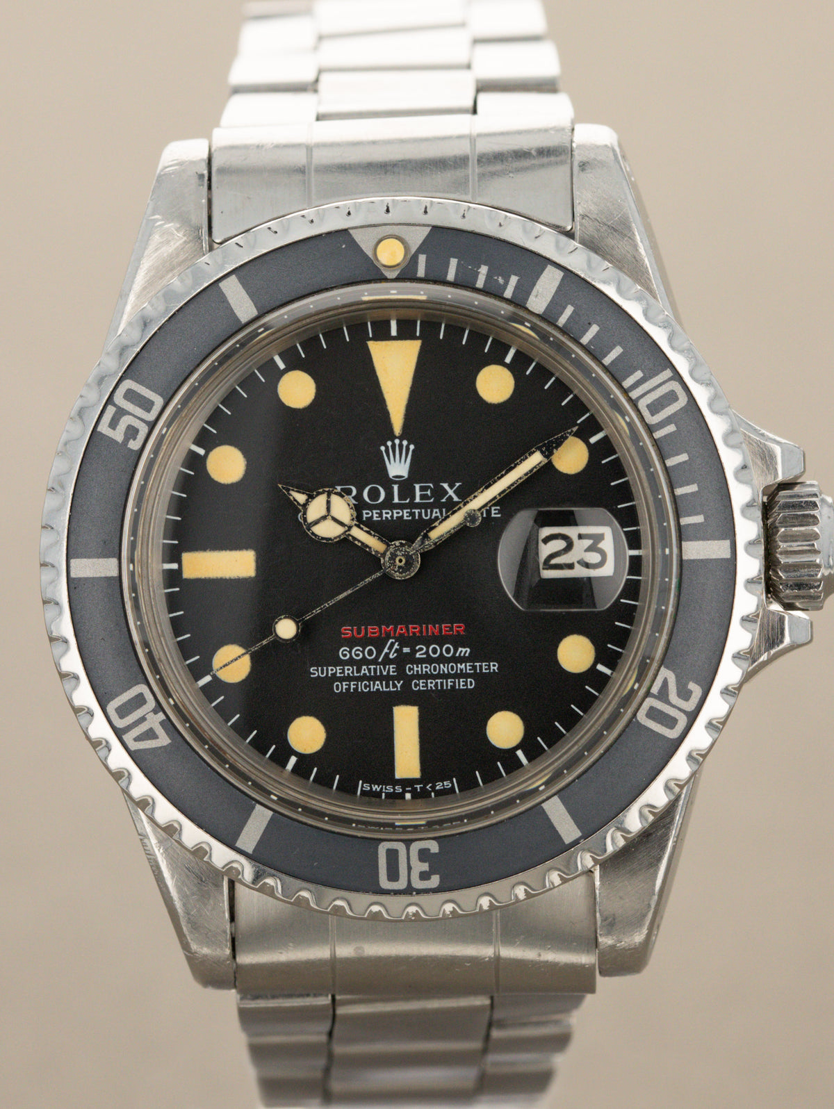 Rolex Submariner Date Ref. 1680 - 'Red Sub' Unpolished