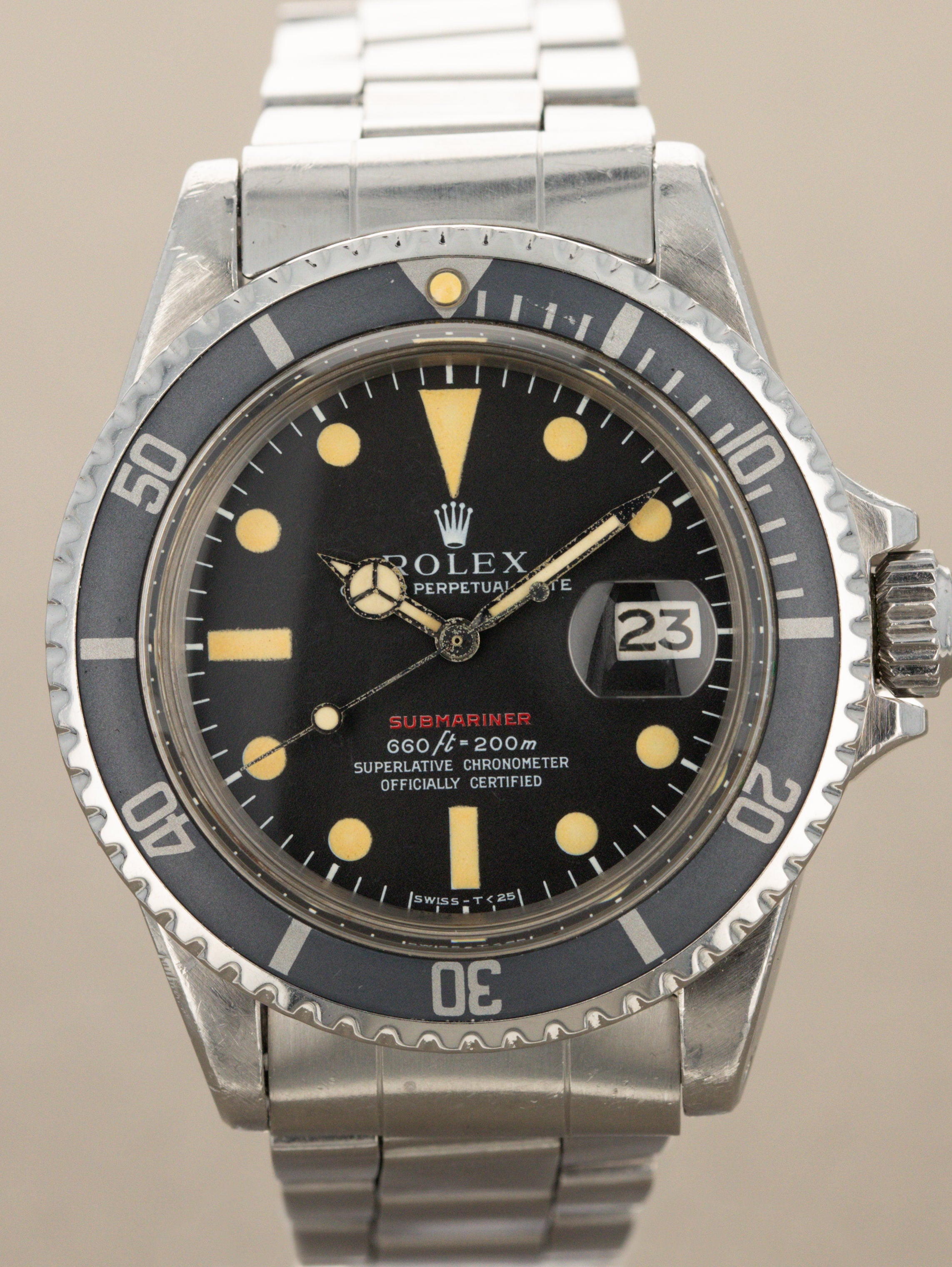 Rolex Submariner Date Ref. 1680 - 'Red Sub' Unpolished