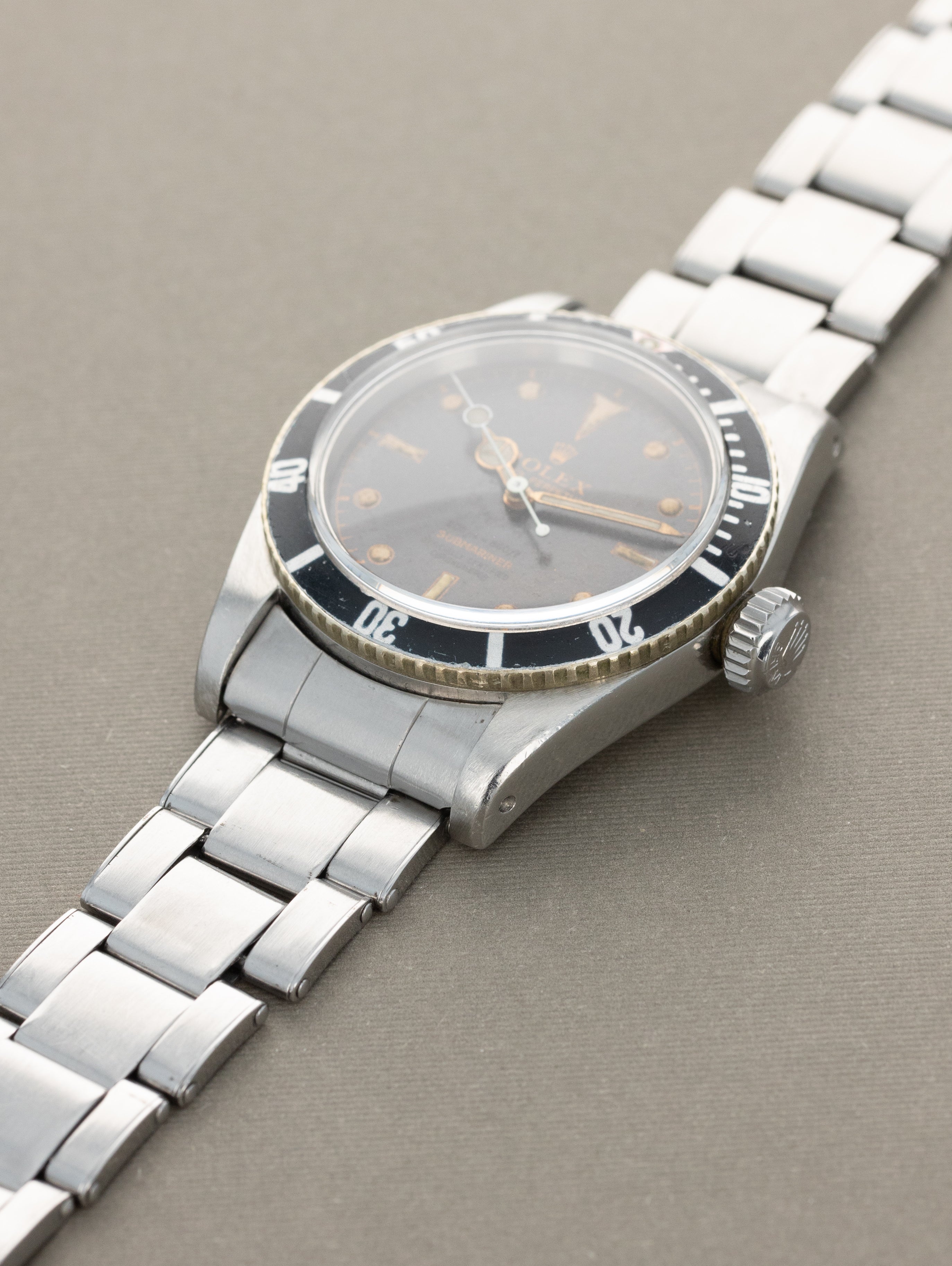 Rolex Submariner Ref. 6538 - 'Big Crown' 4-Liner 'James Bond' Tropical Dial