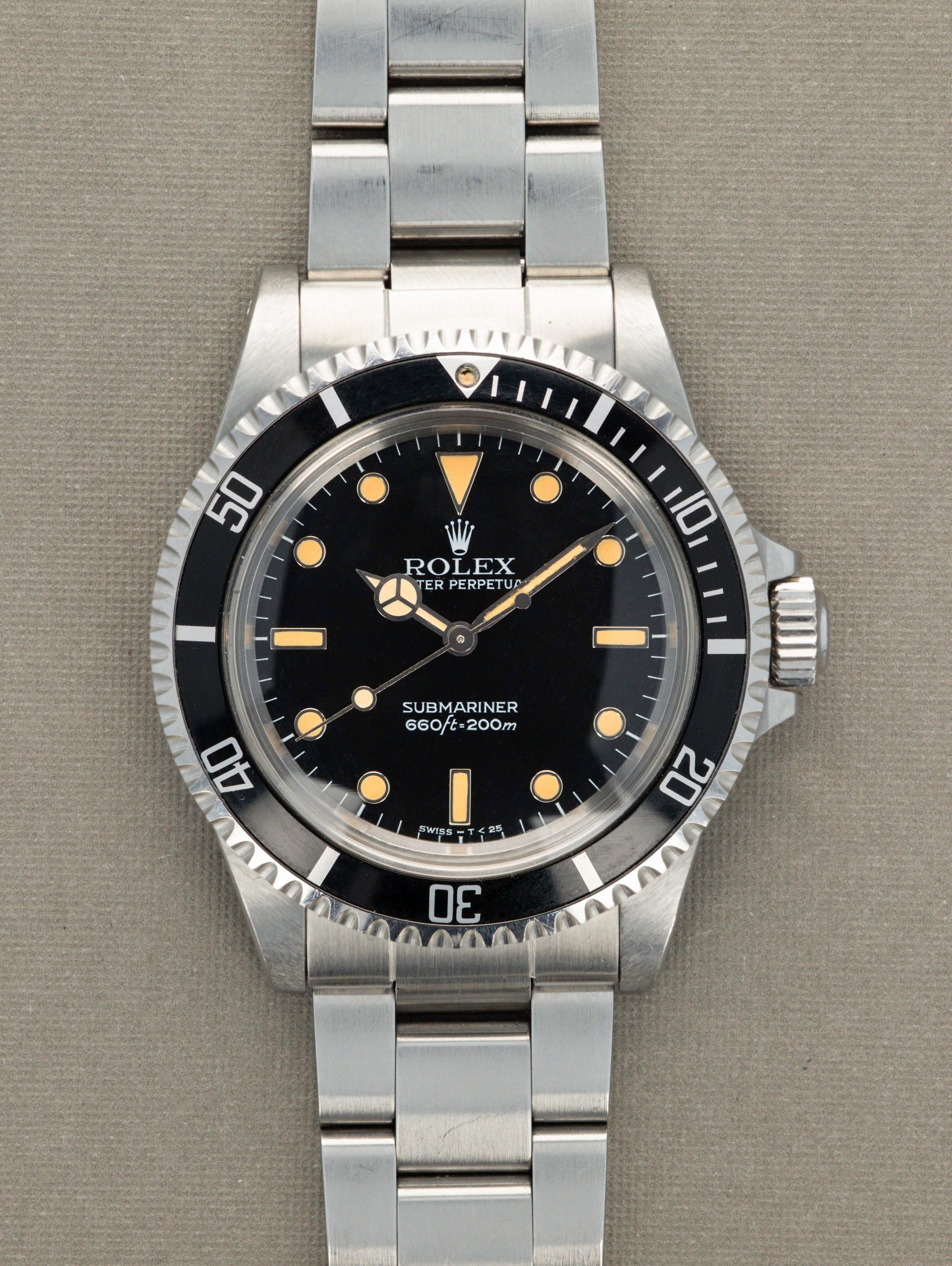 Rolex Submariner Ref. 5513 Pumpkin Unpolished