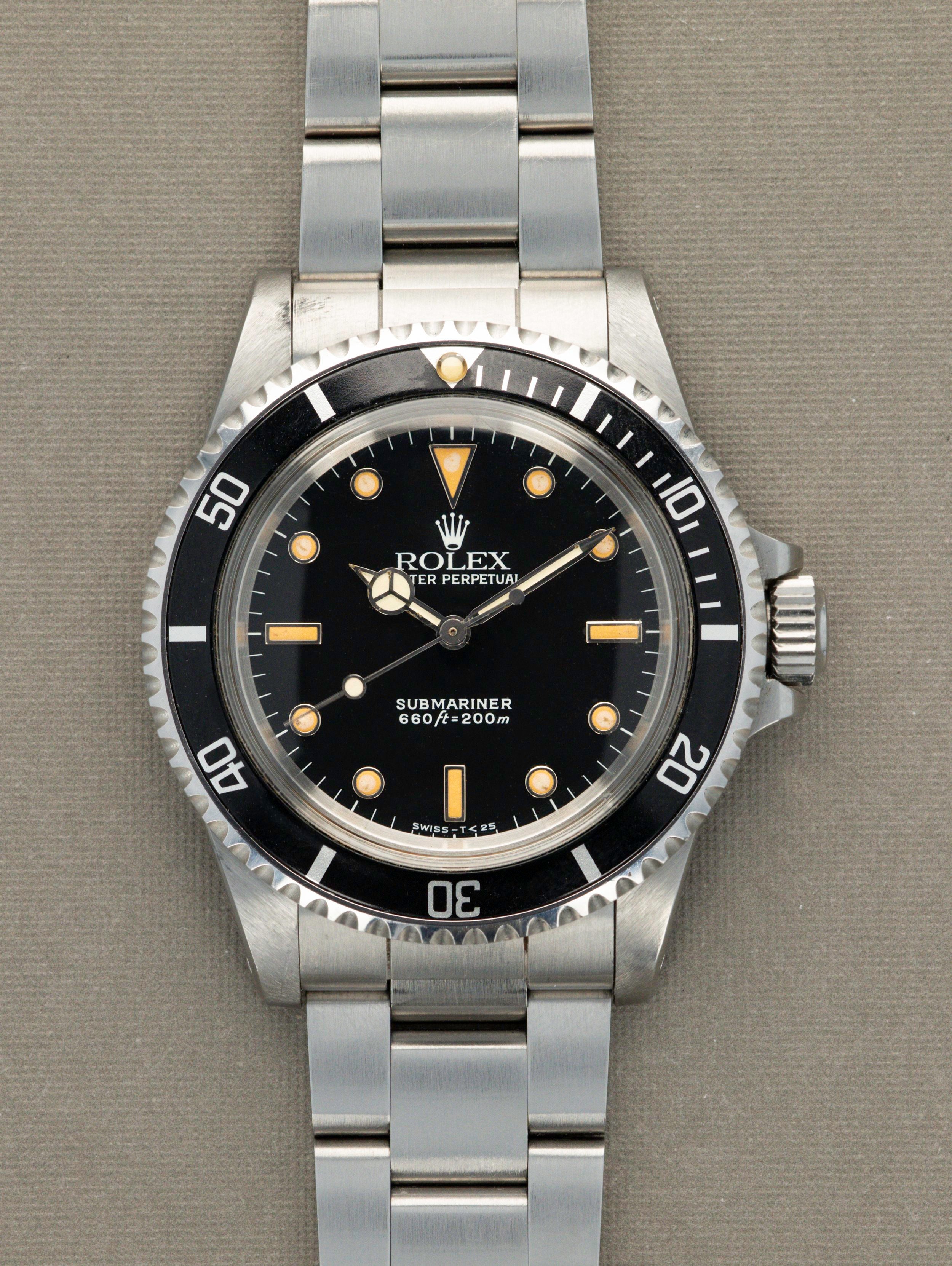Rolex Submariner Ref. 5513 Pumpkin Unpolished w/ Papers