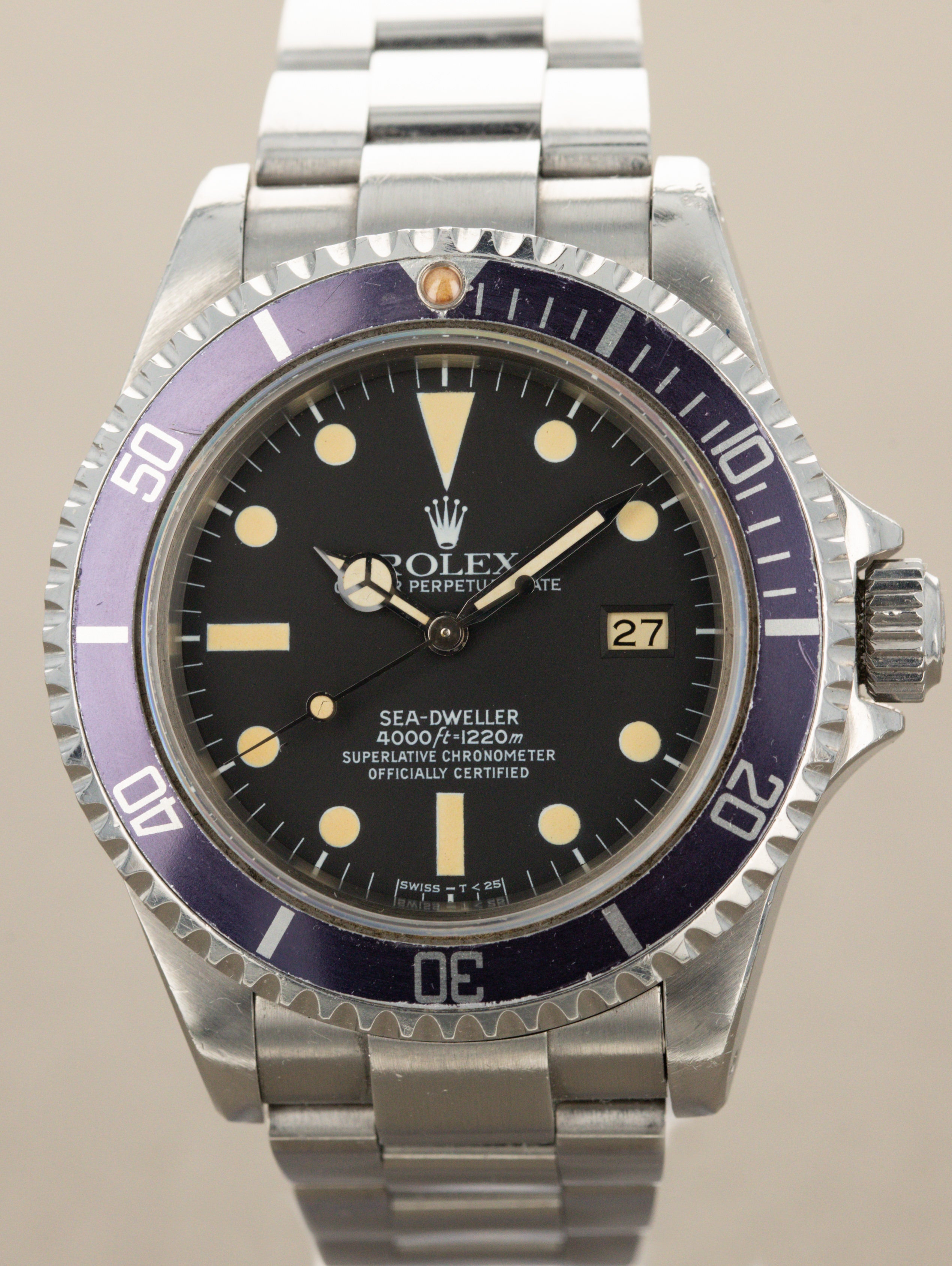 Rolex Sea-Dweller Ref. 16660 - 'Triple 6' Matte Black Transitional Unpolished