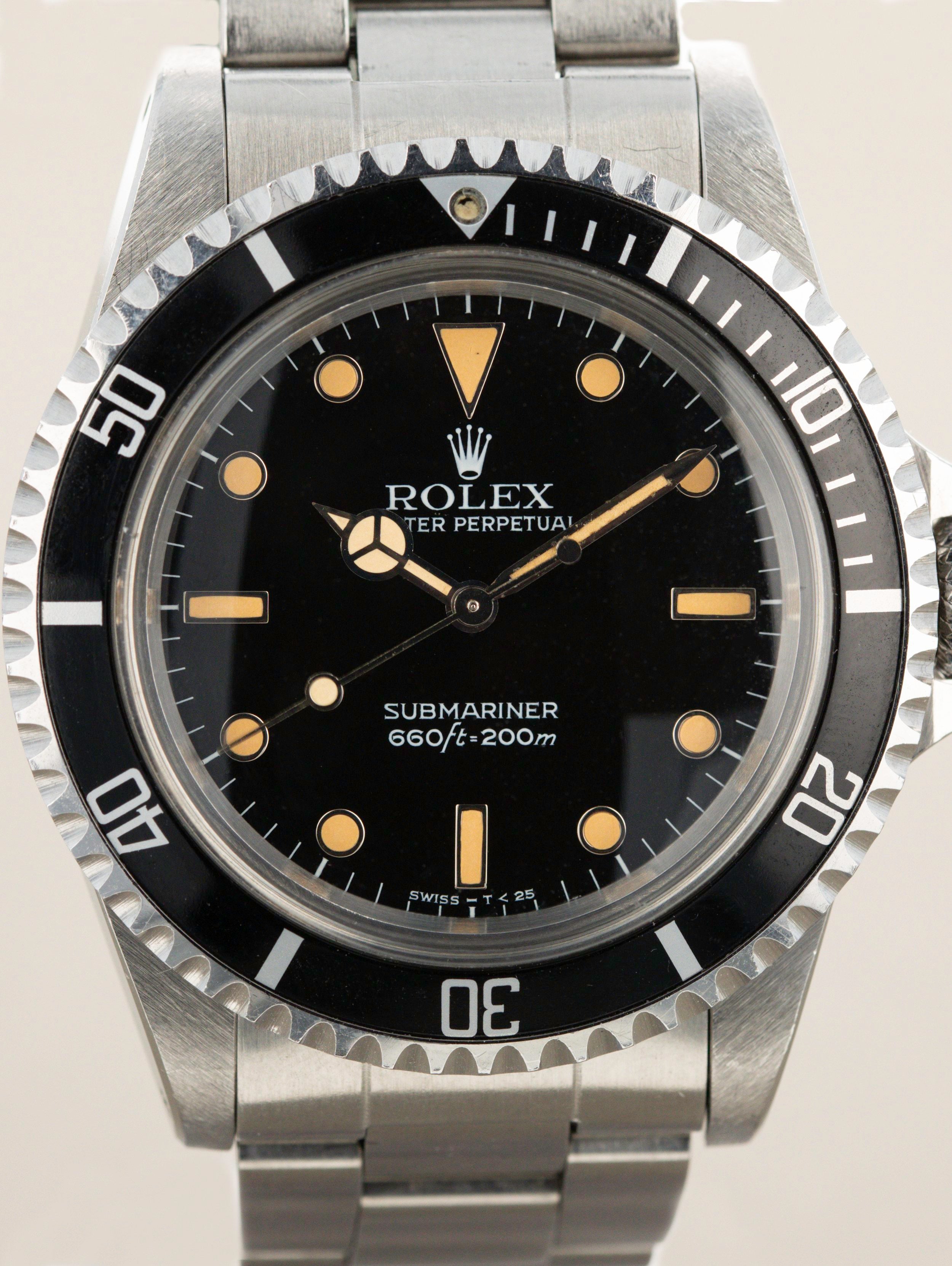 Rolex Submariner Ref. 5513 Pumpkin Unpolished