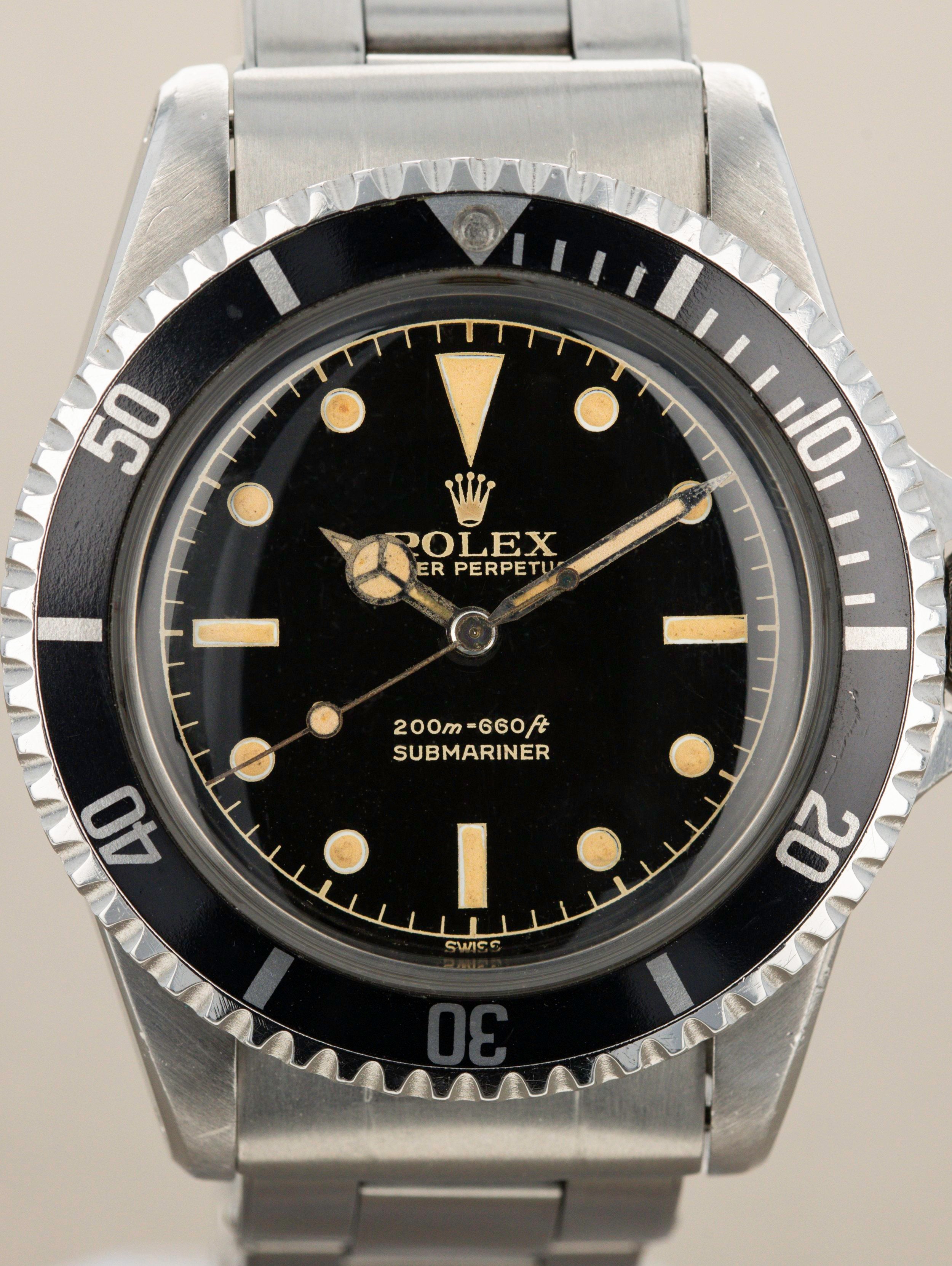 Rolex Submariner Ref. 5512 Chapter Ring Gilt