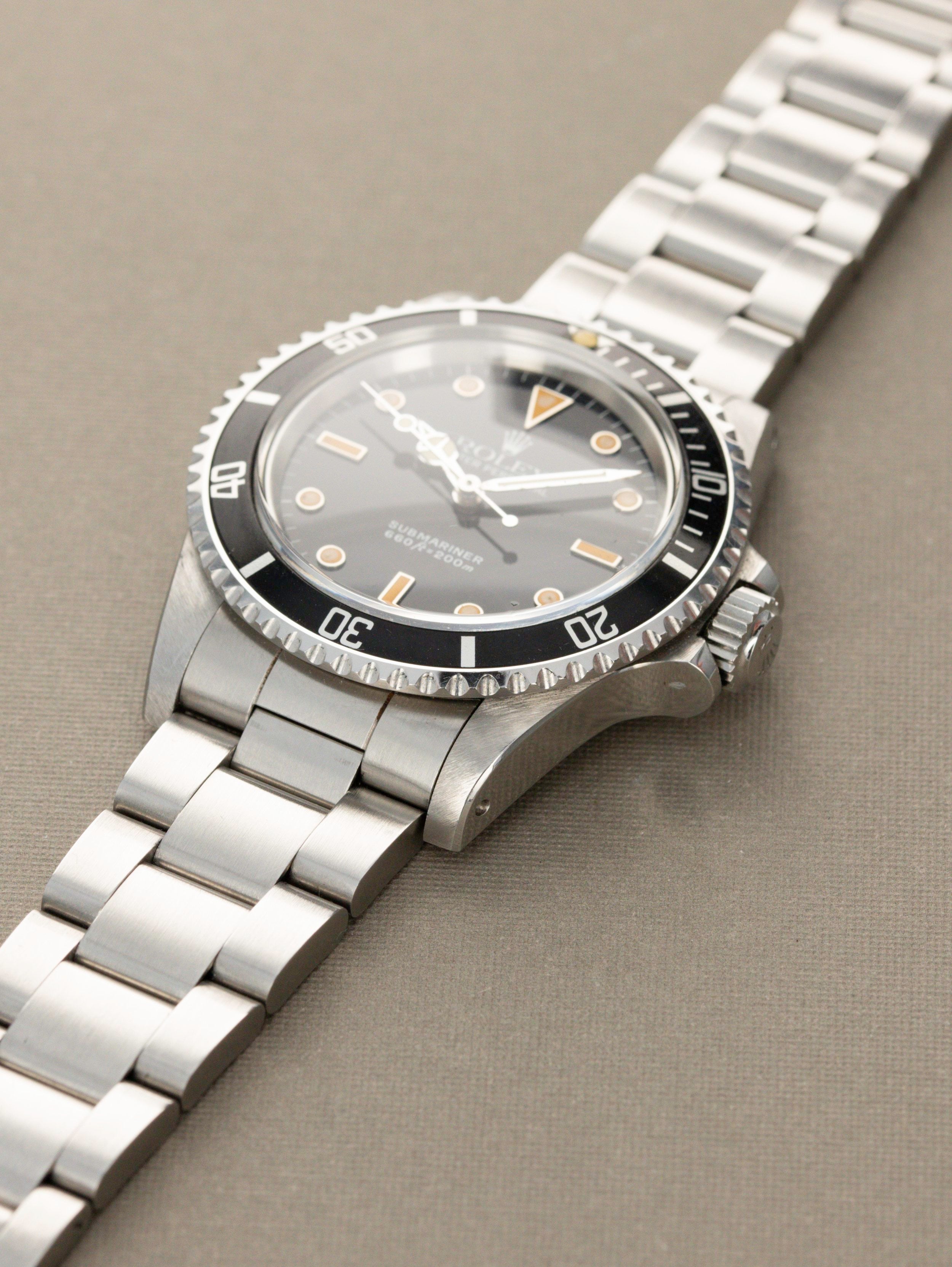 Rolex Submariner Ref. 5513 Pumpkin Unpolished w/ Papers