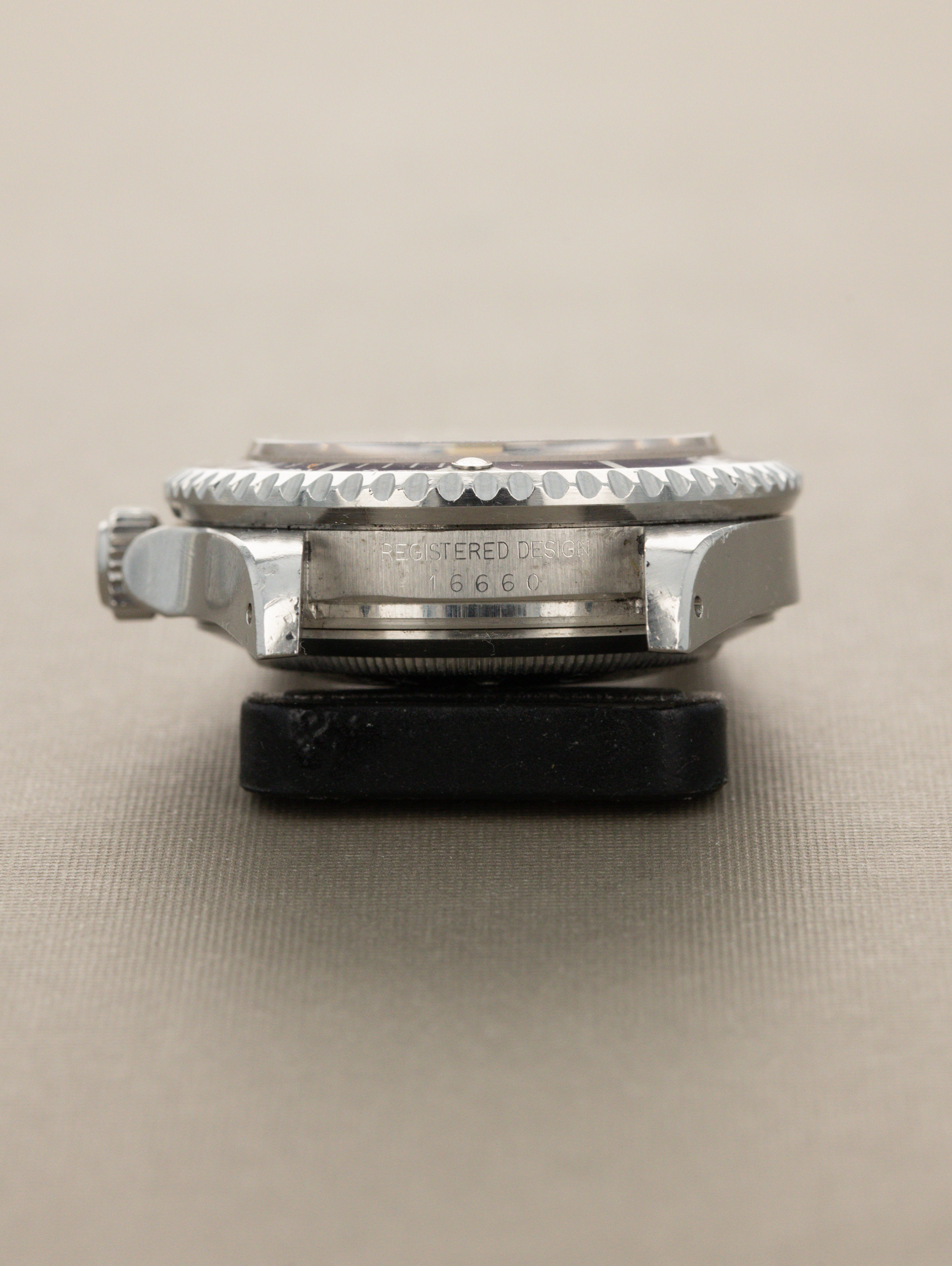 Rolex Sea-Dweller Ref. 16660 - 'Triple 6' Matte Black Transitional Unpolished