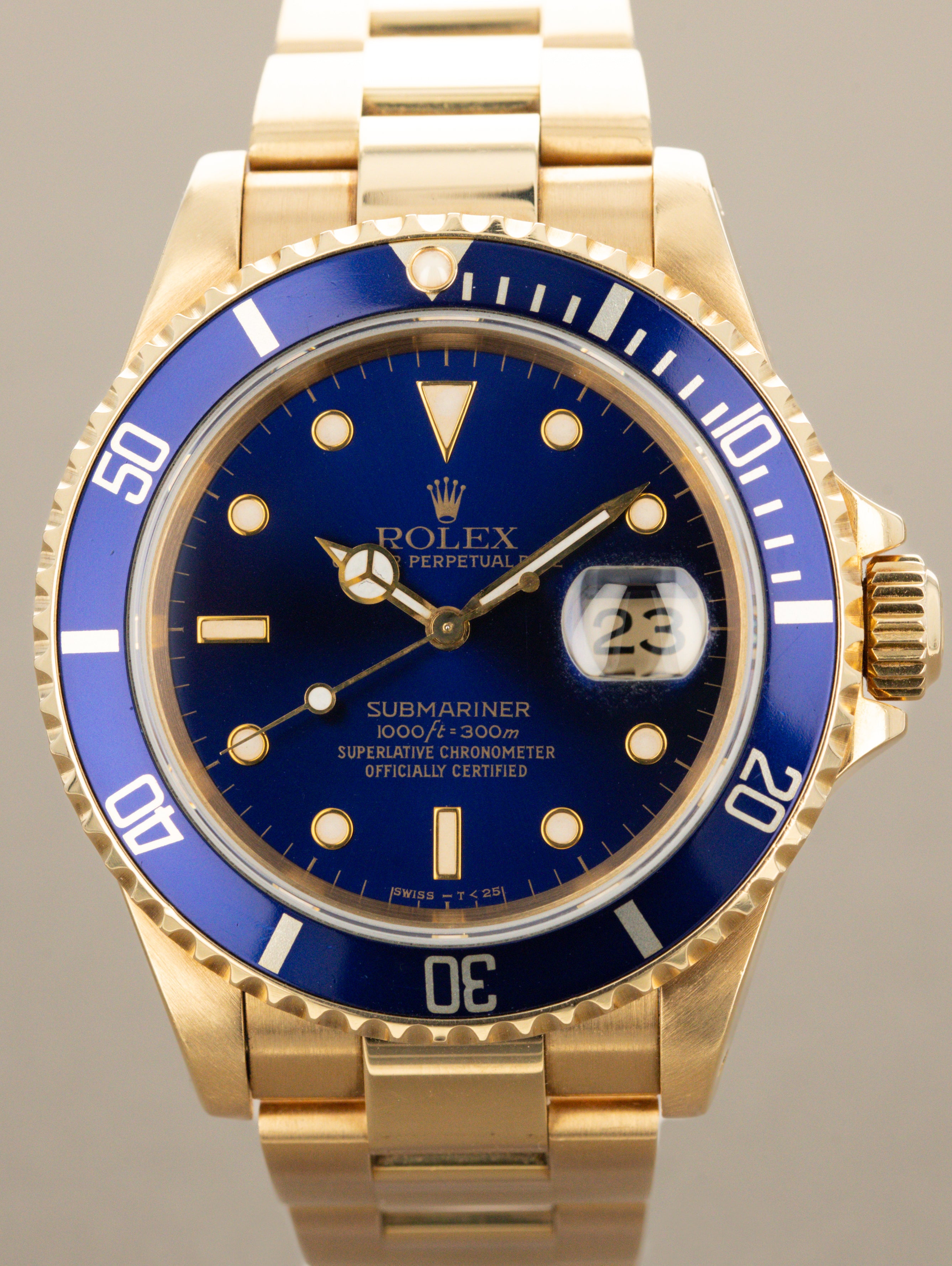 Rolex Submariner Date Ref. 16618 - 'Bluesy' Sunburst Blue Tritium Dial