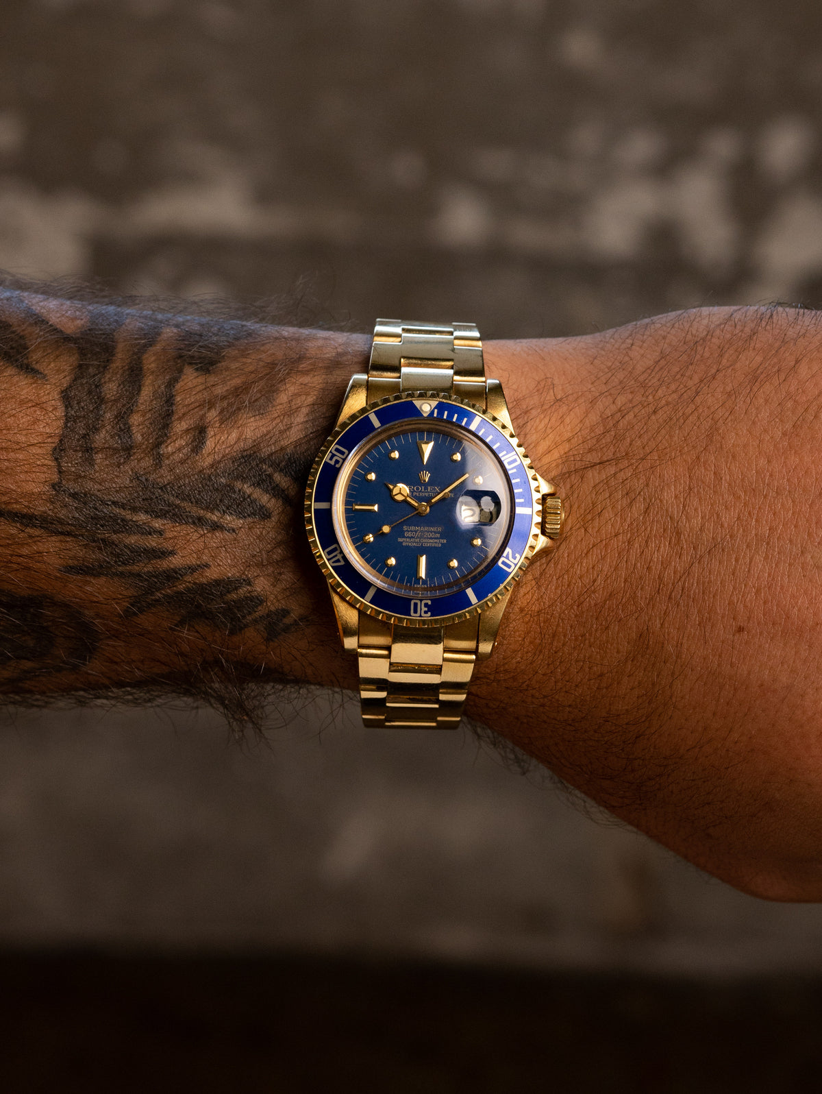 Rolex Submariner Date Ref. 1680/8 - Satin Blue 'Nipple' Dial