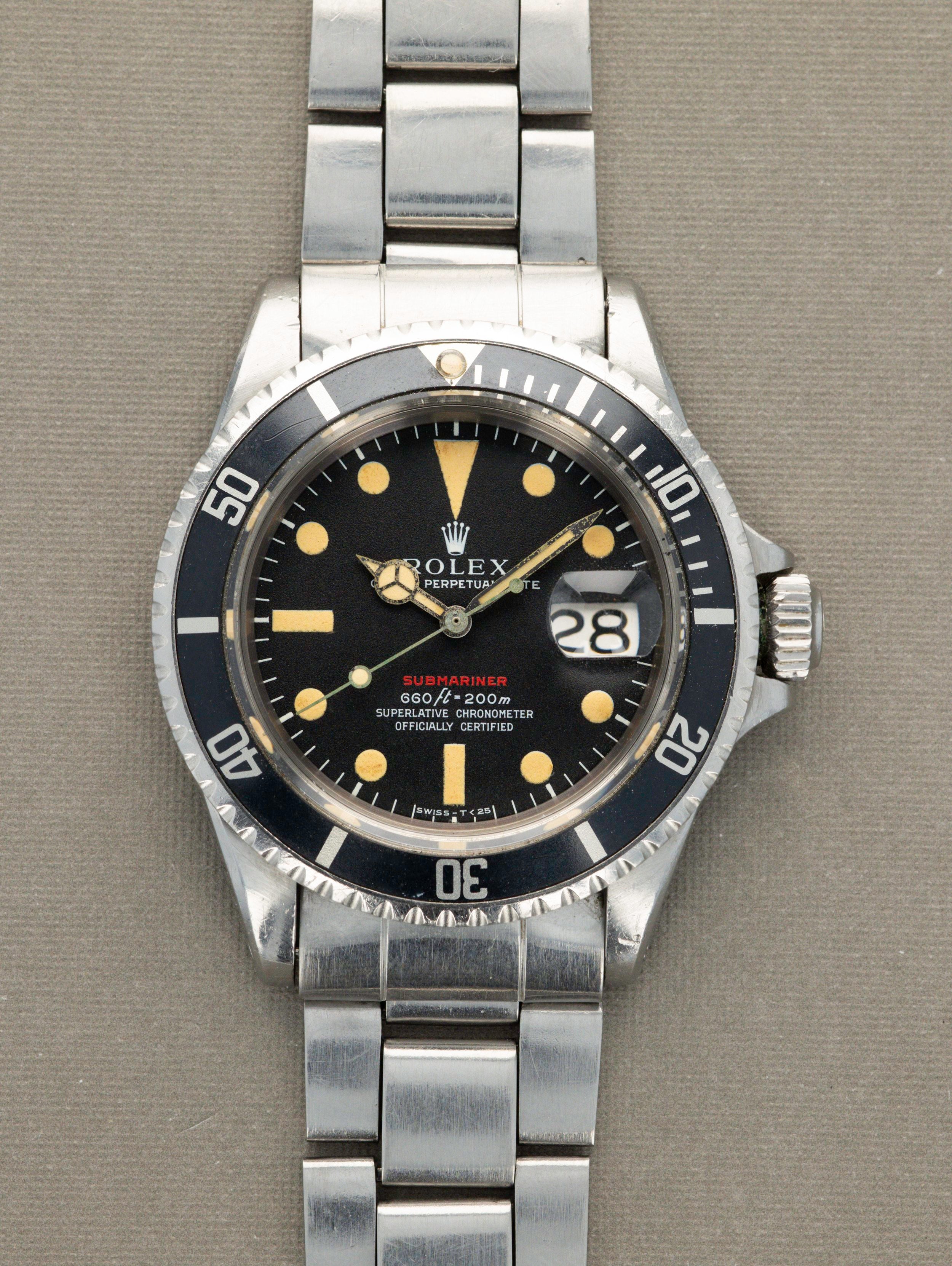 Rolex Submariner Ref. 1680 Red Mk. 4 Unpolished