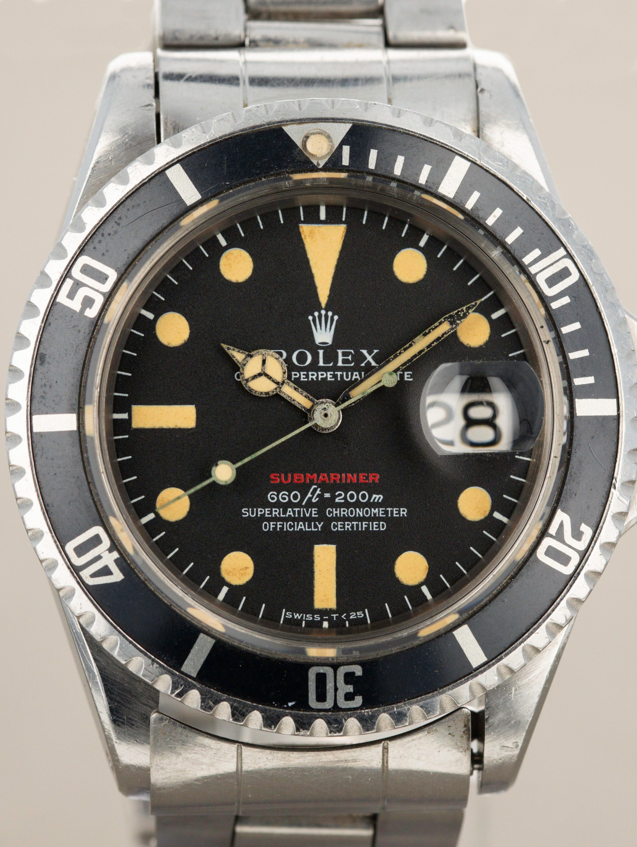 Rolex Submariner Ref. 1680 Red Mk. 4 Unpolished