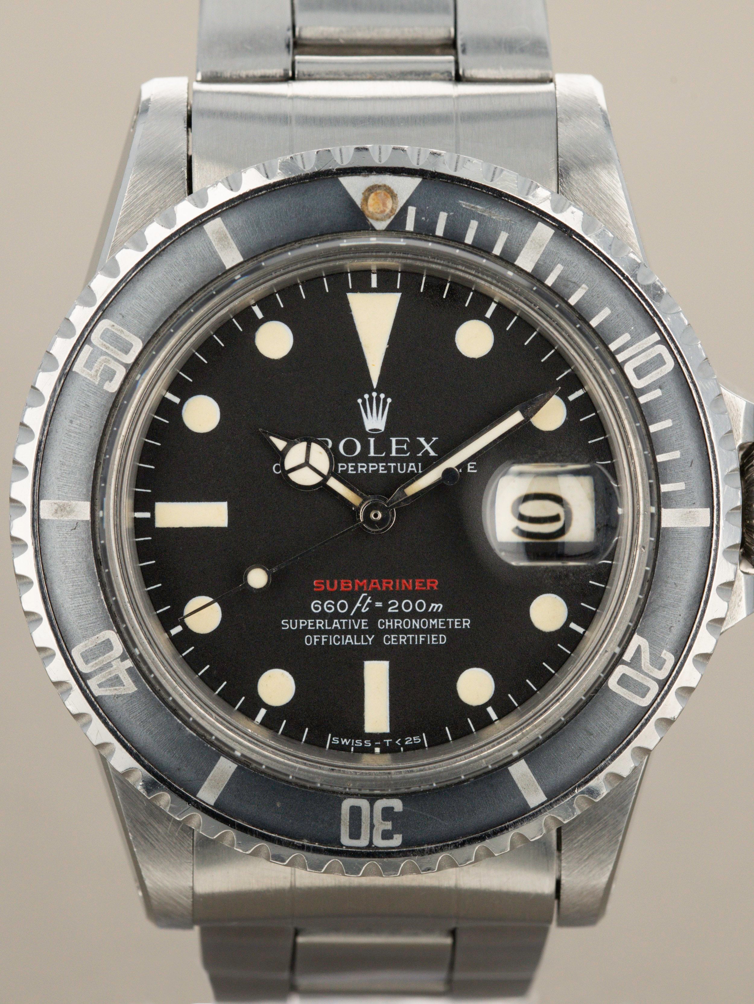 Rolex Submariner Ref 1680 - Mark 4 Red Sub with Full Kit