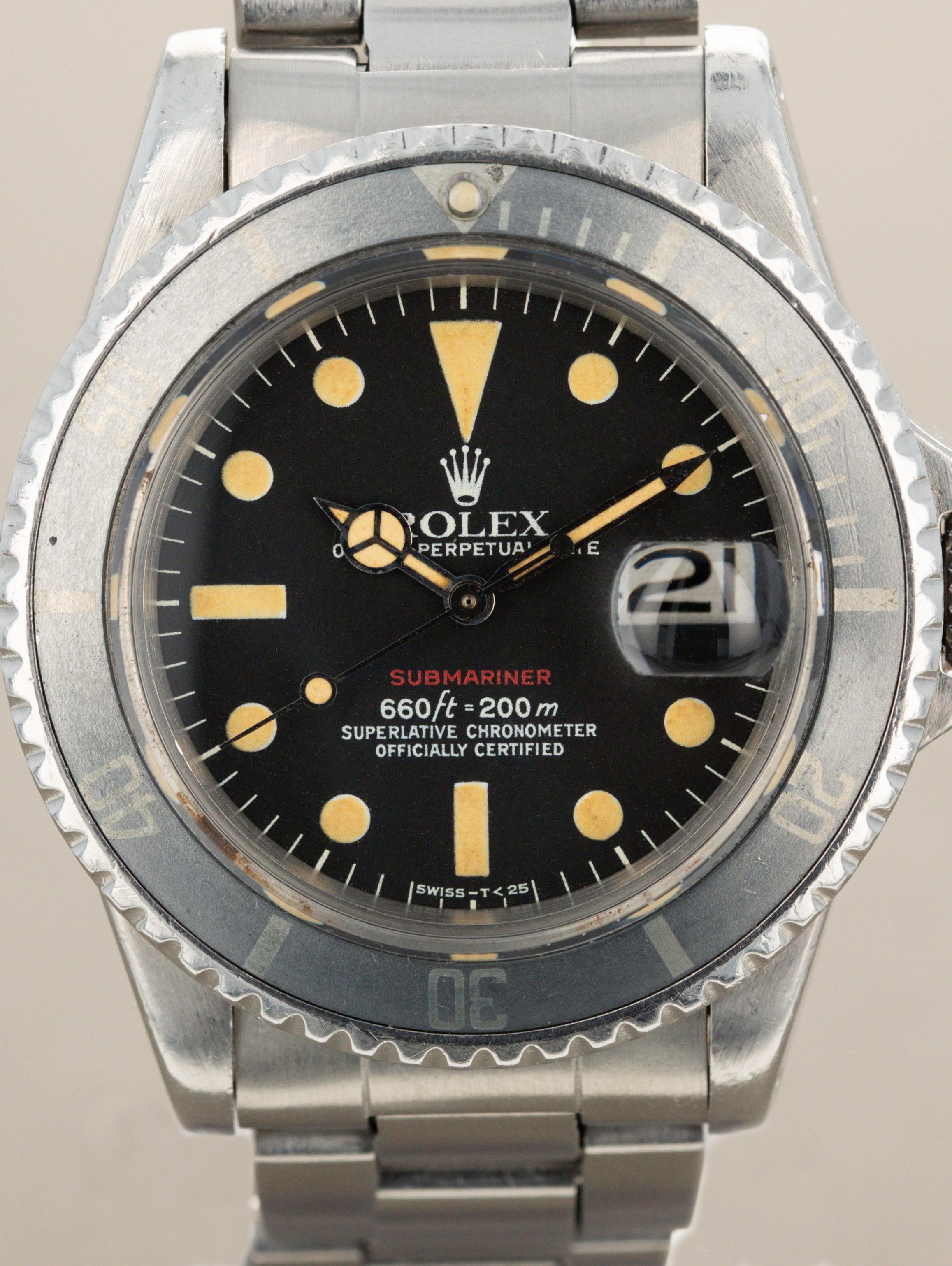 Rolex Submariner Ref. 1680 - Red Sub Mk 6 Dial