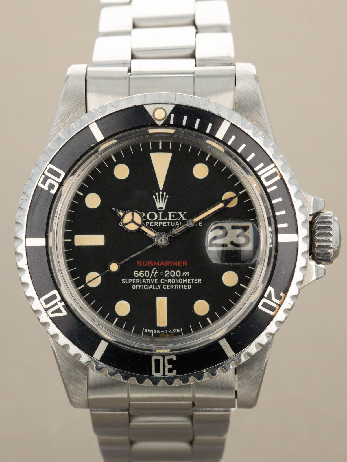 Rolex Submariner Date Ref. 1680 - 'Red Sub' MK6 Dial