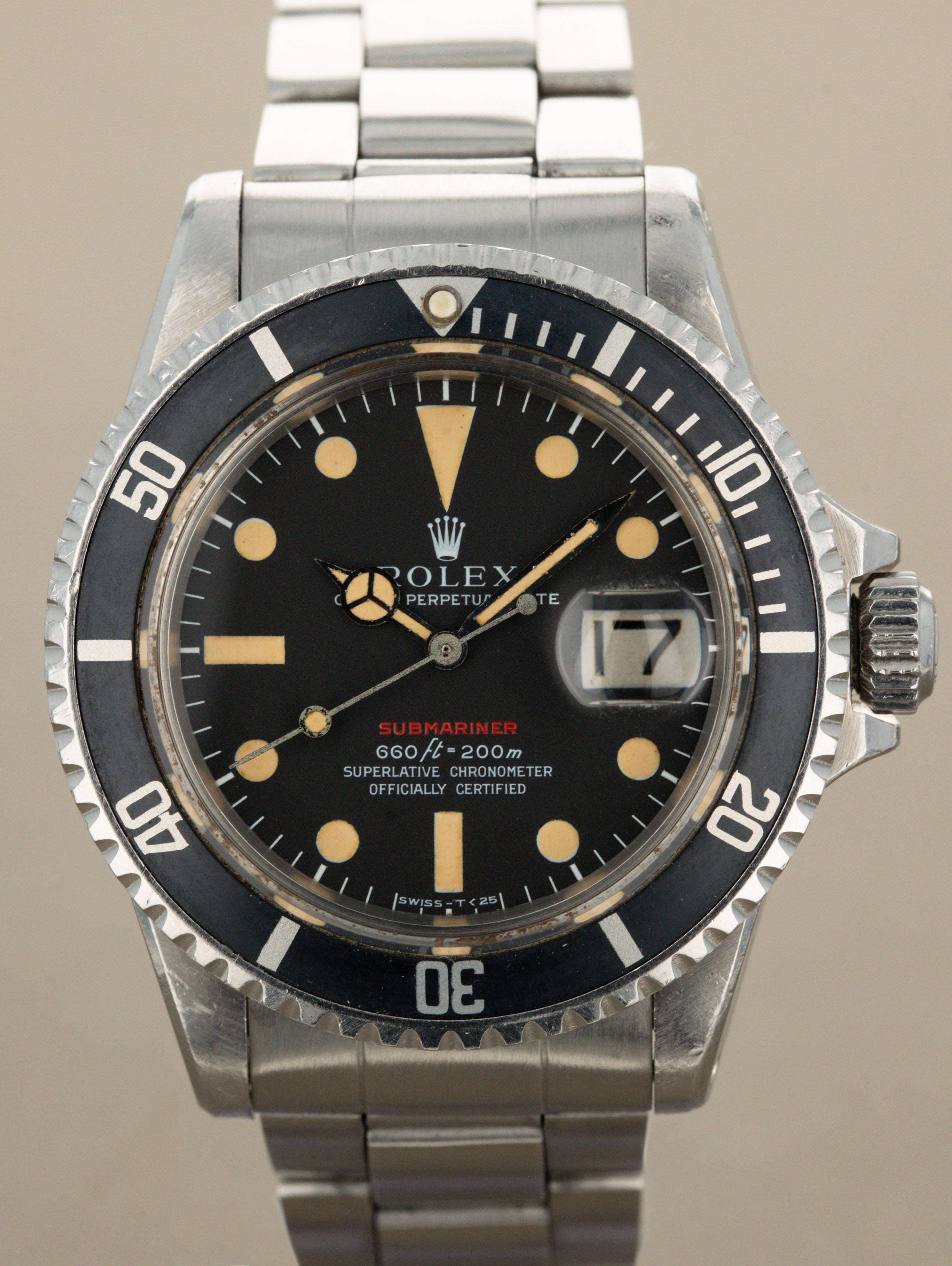 Rolex Submariner Date Ref. 1680 - 'Red Sub' MK4 Dial Unpolished