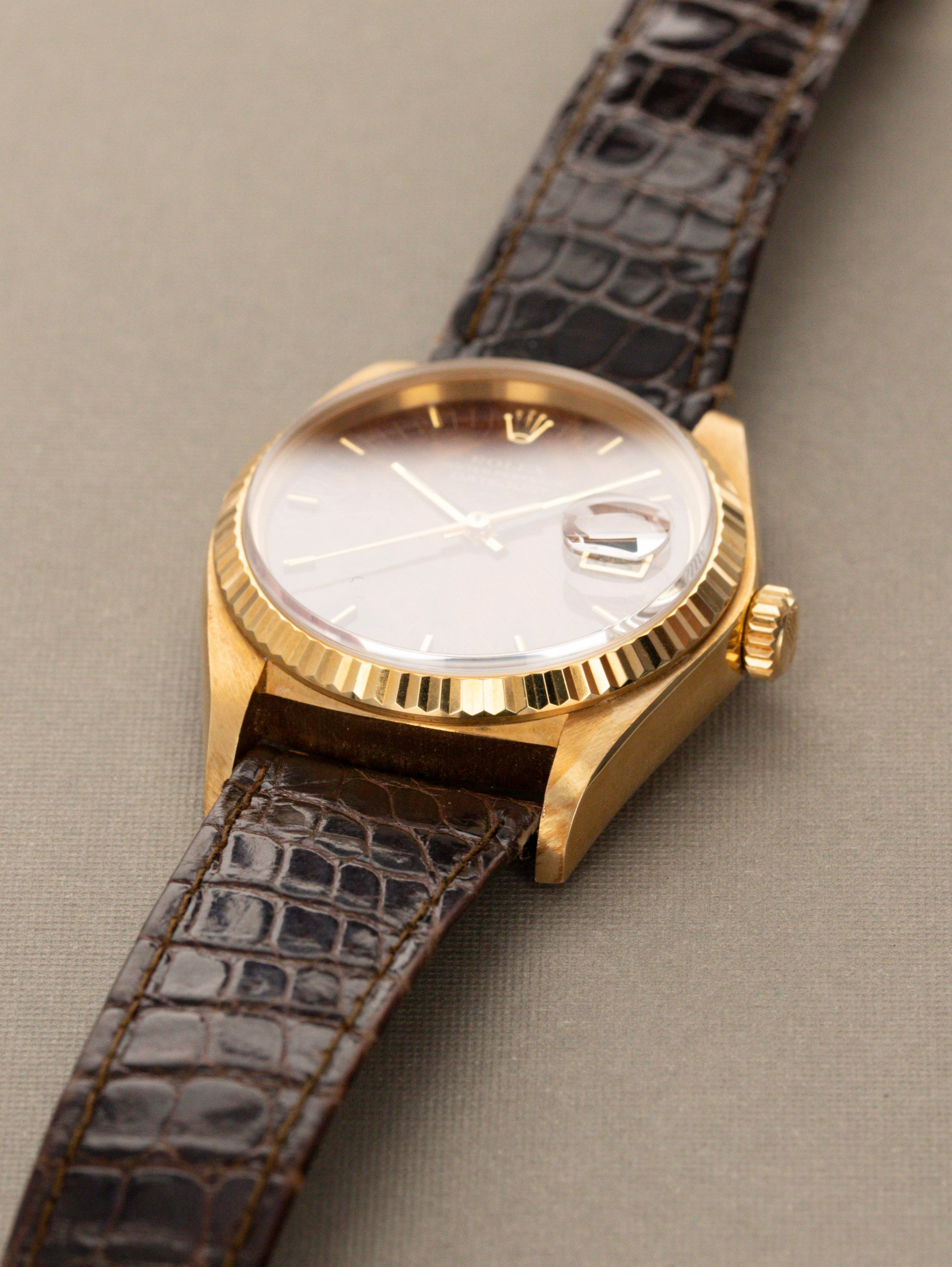 Rolex Datejust Ref. 16018 New Old Stock Burlwood