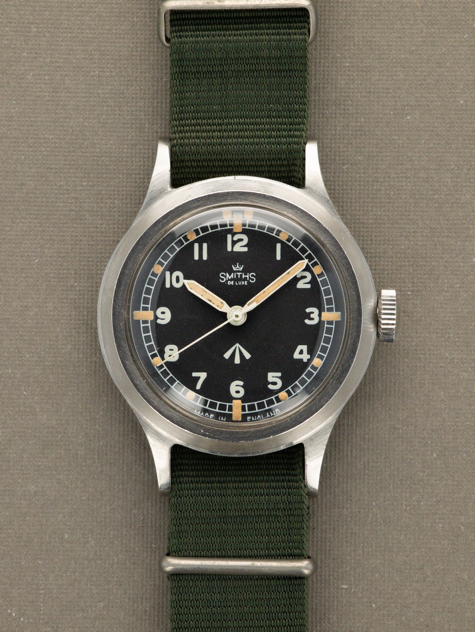 Smiths De Luxe Ref. 6B/542 - Matte Black 'Broad Arrow' Dial RAF-Issued Unpolished