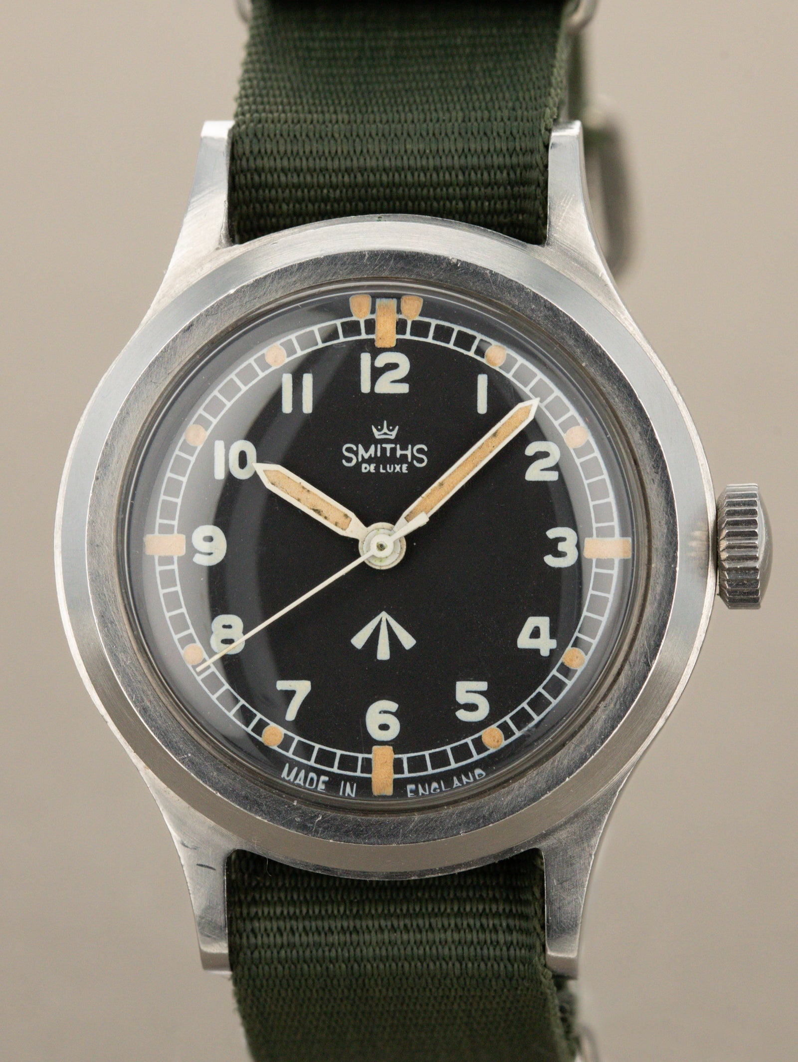 Smiths De Luxe Ref. 6B/542 - Matte Black 'Broad Arrow' Dial RAF-Issued Unpolished