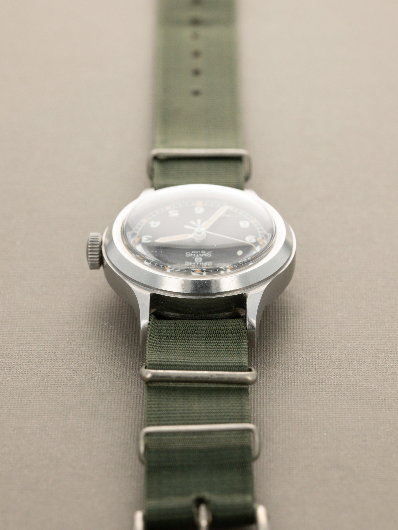 Smiths De Luxe Ref. 6B/542 - Matte Black 'Broad Arrow' Dial RAF-Issued Unpolished