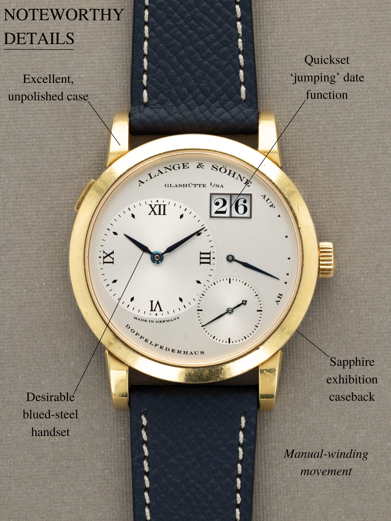 A. Lange & Söhne Lange 1 Ref. 101.022 - Unpolished