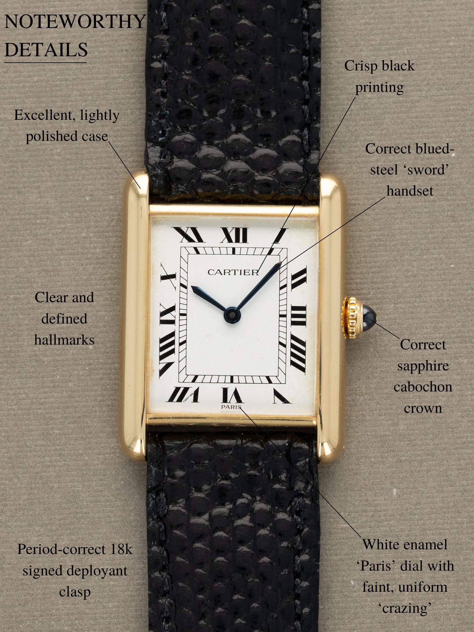 Cartier Tank Louis Ref. 78086 - 'Paris' Dial