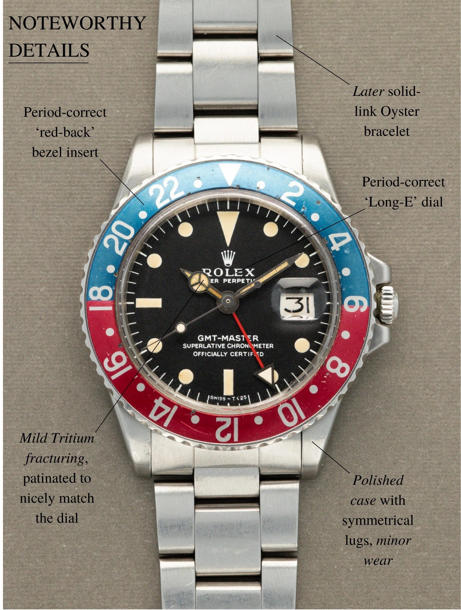 Rolex GMT-Master Ref. 1675 - 'Pepsi MK1'
