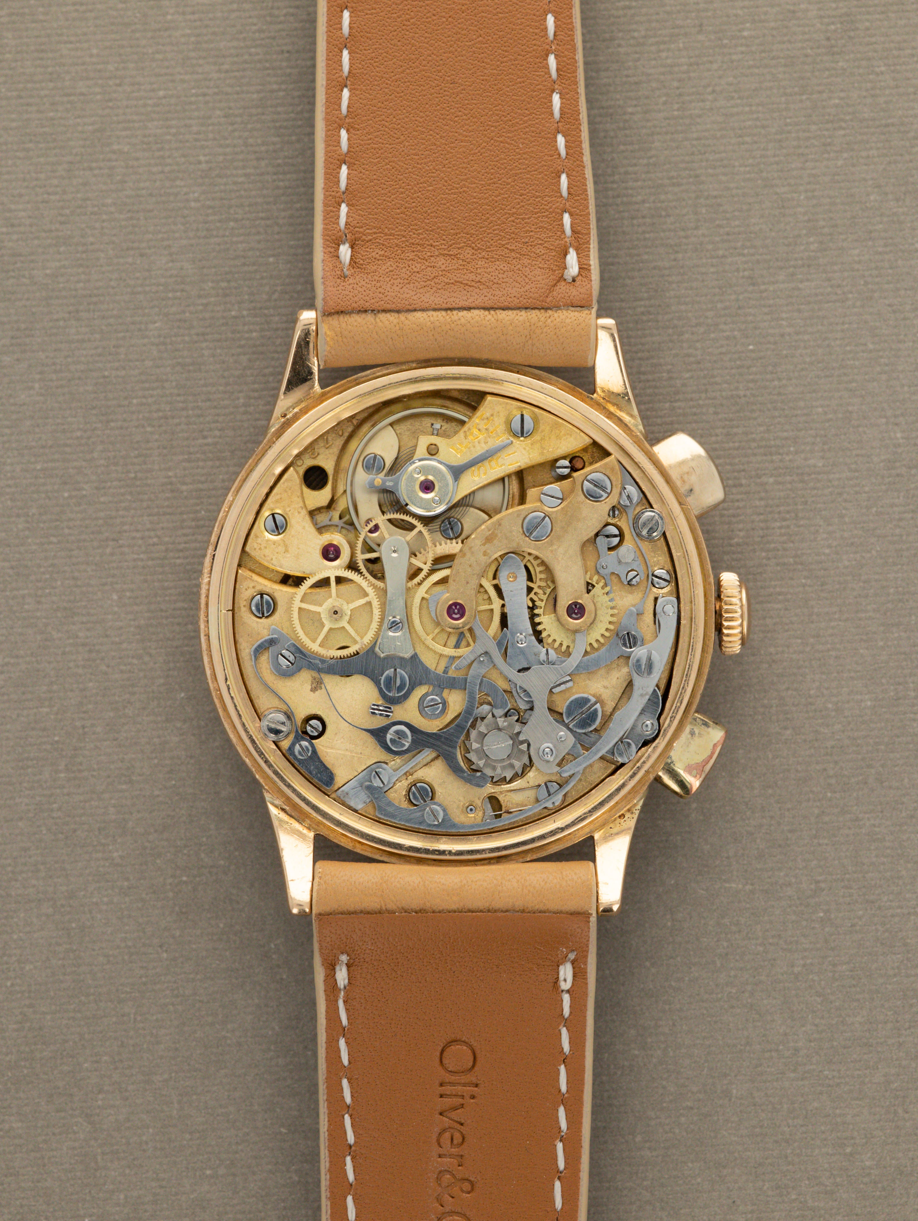 Tissot 15TL Rose Gold Chronograph - Black 'Gilt' Multi-Scale' Dial