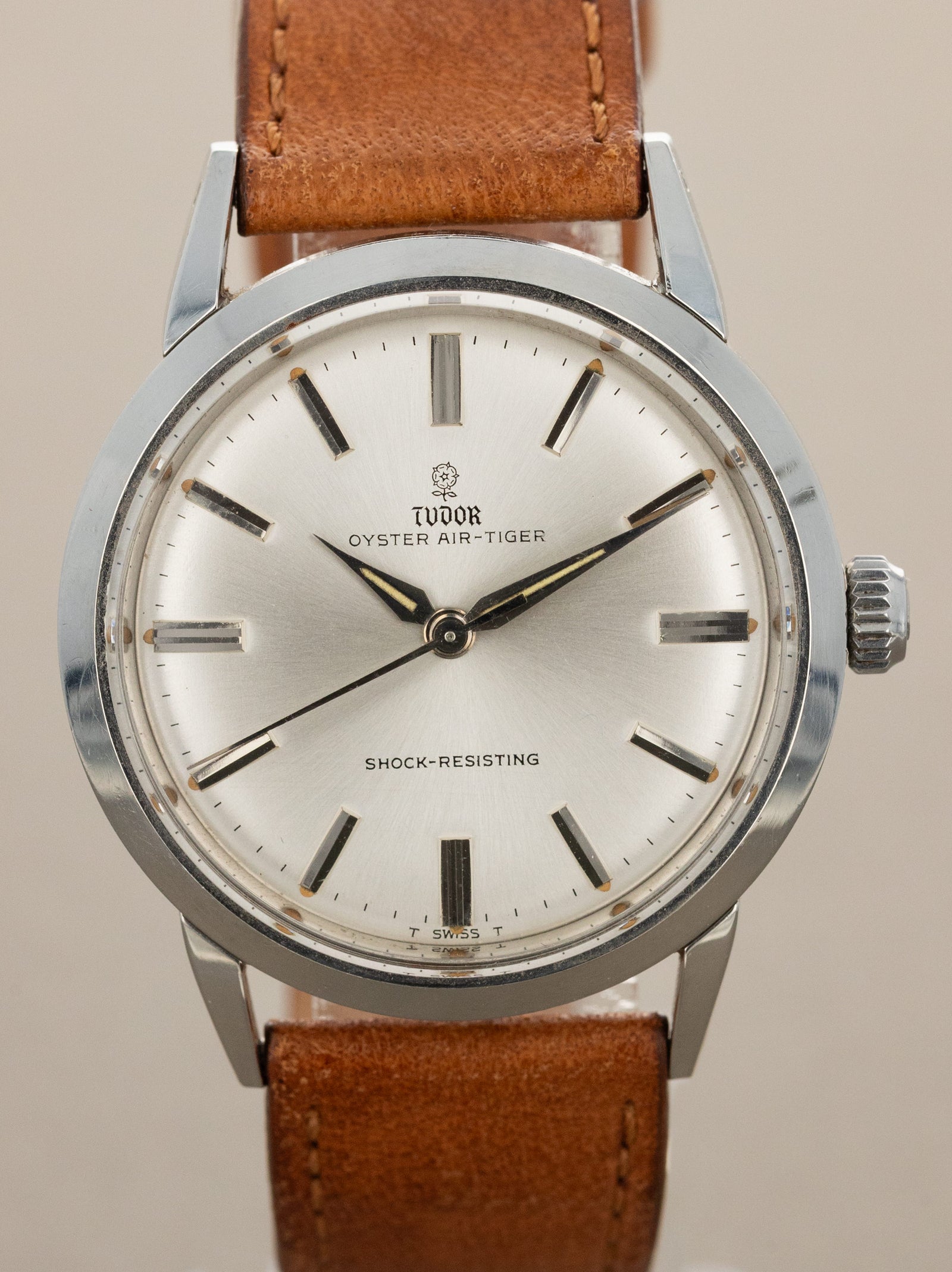 Tudor Oyster Air-Tiger Ref. 7957 - Sunburst Silver 'Rose' Dial