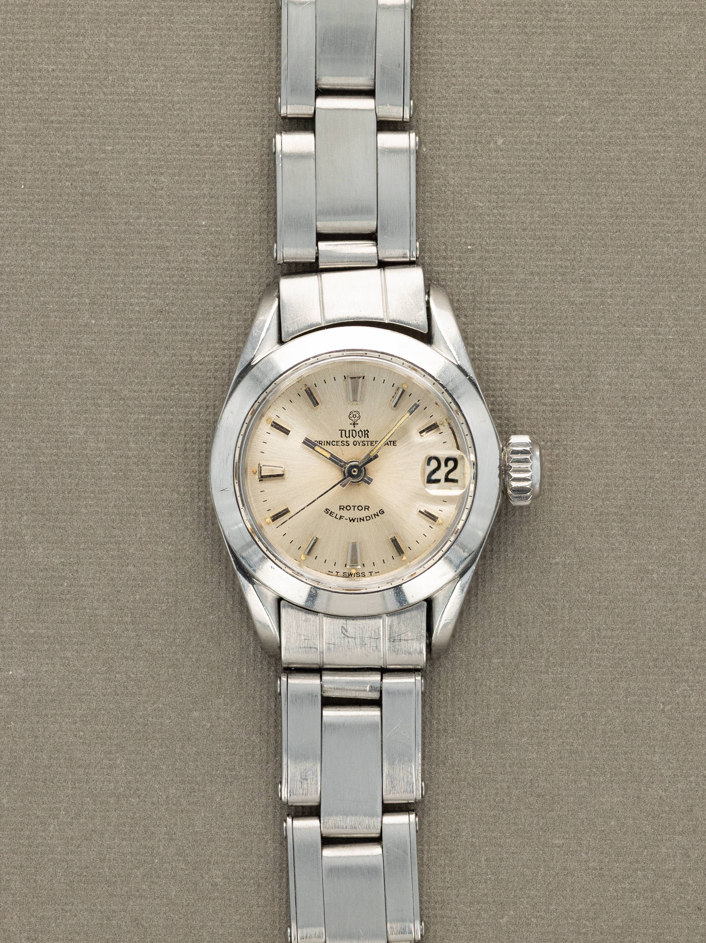 Tudor Princess Oysterdate Ref. 7581 - Sunburst Silver 'Rose' Dial