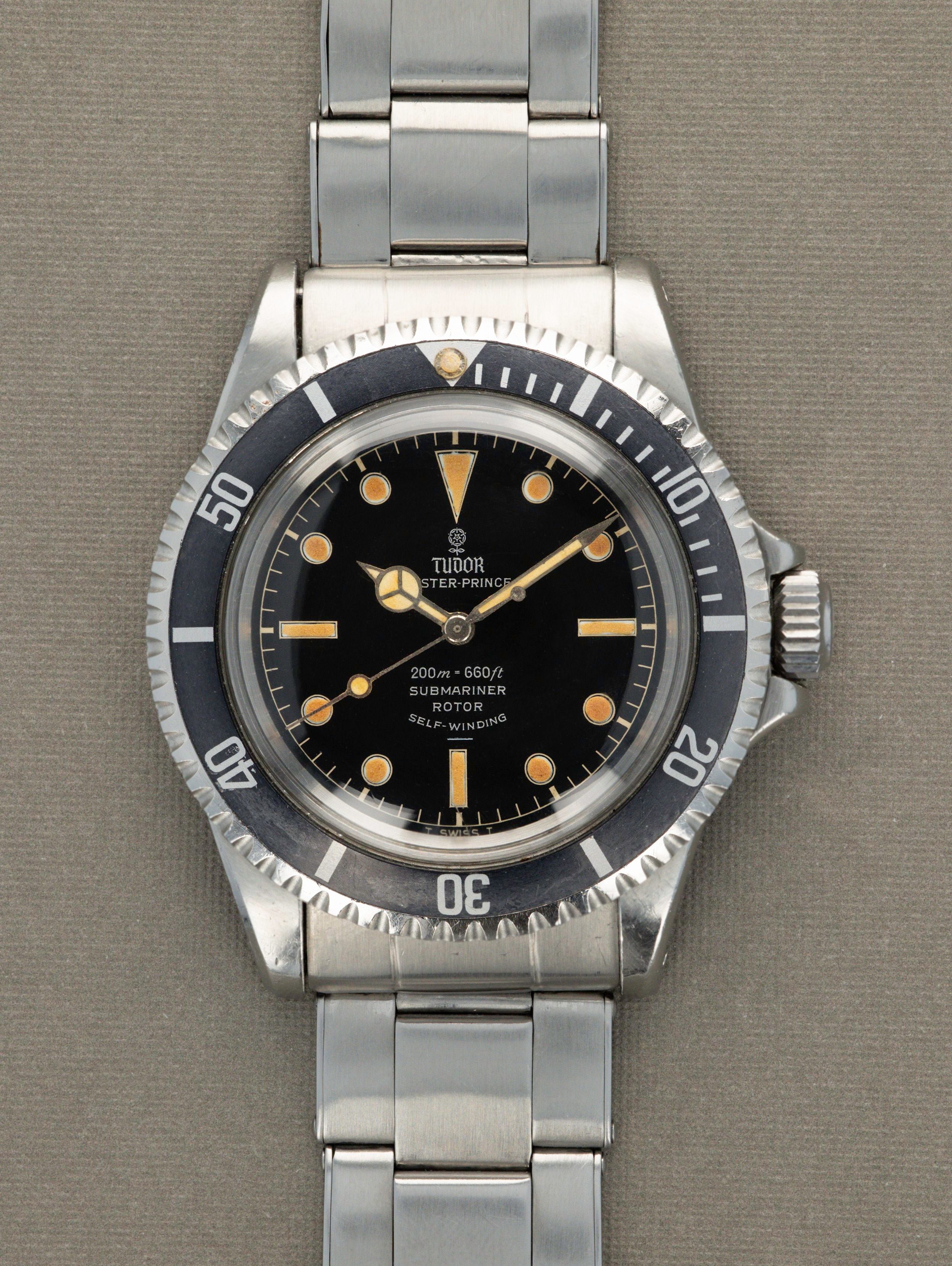 Tudor Submariner Ref. 7928 Underline Pumpkin Unpolished Full Set