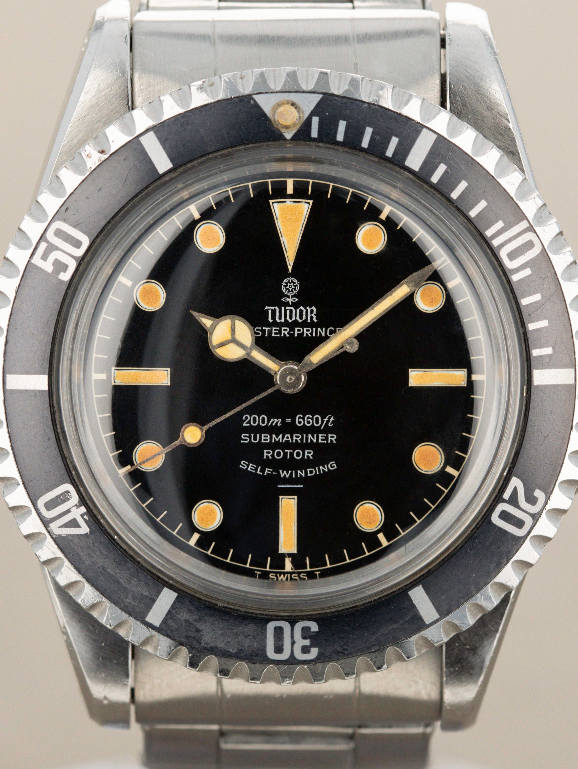 Tudor Submariner Ref. 7928 Underline Pumpkin Unpolished Full Set