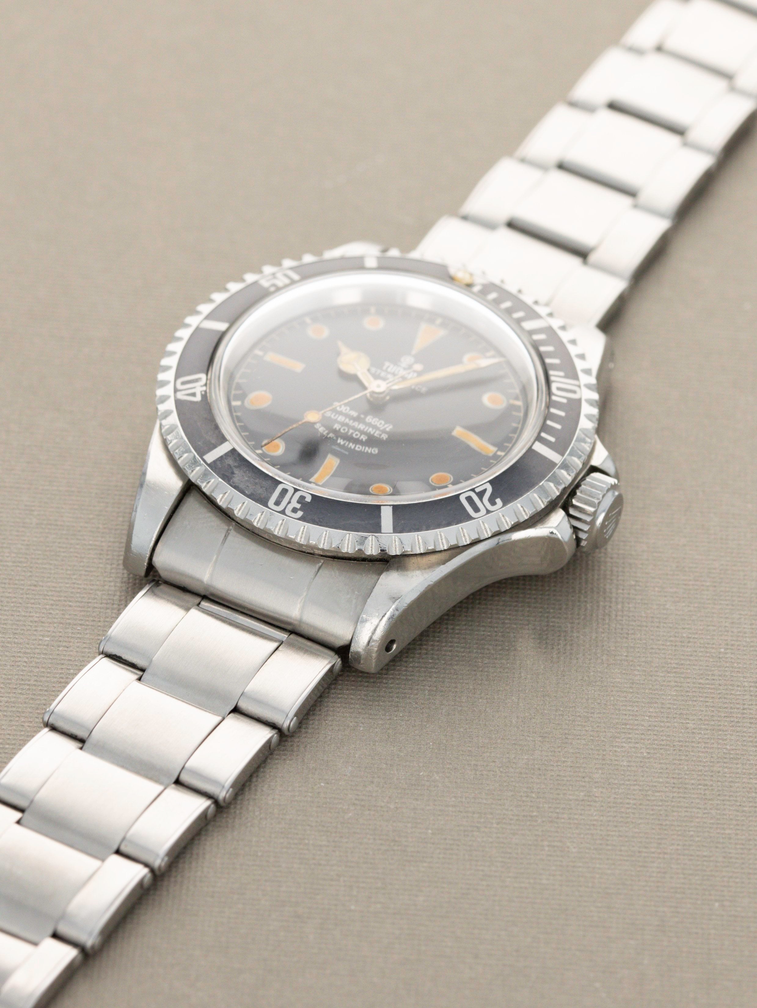 Tudor Submariner Ref. 7928 Underline Pumpkin Unpolished Full Set