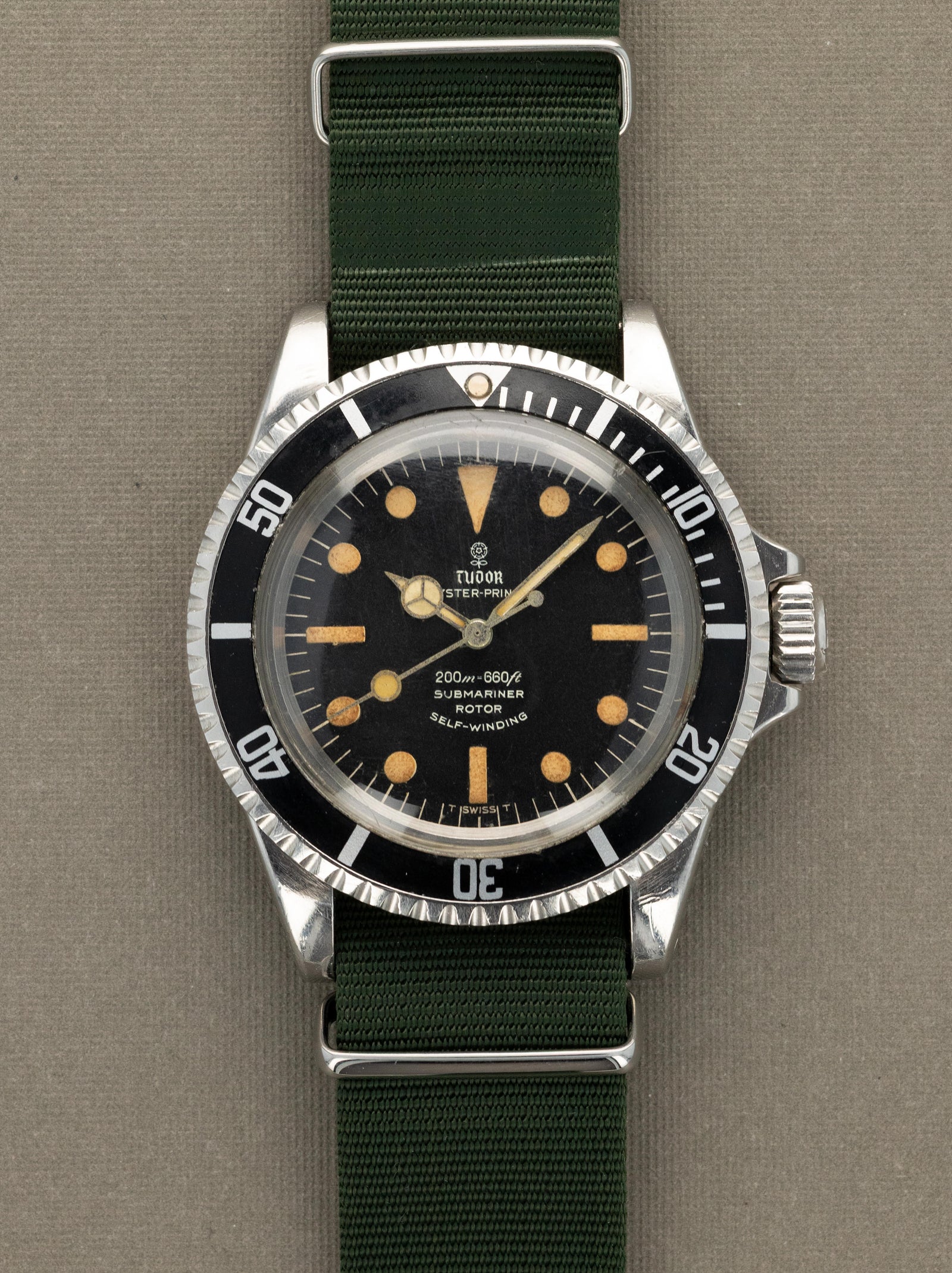 Tudor Submariner Ref. 7016/0 - 'U.S. Navy' Owned Unpolished W/ Service Papers