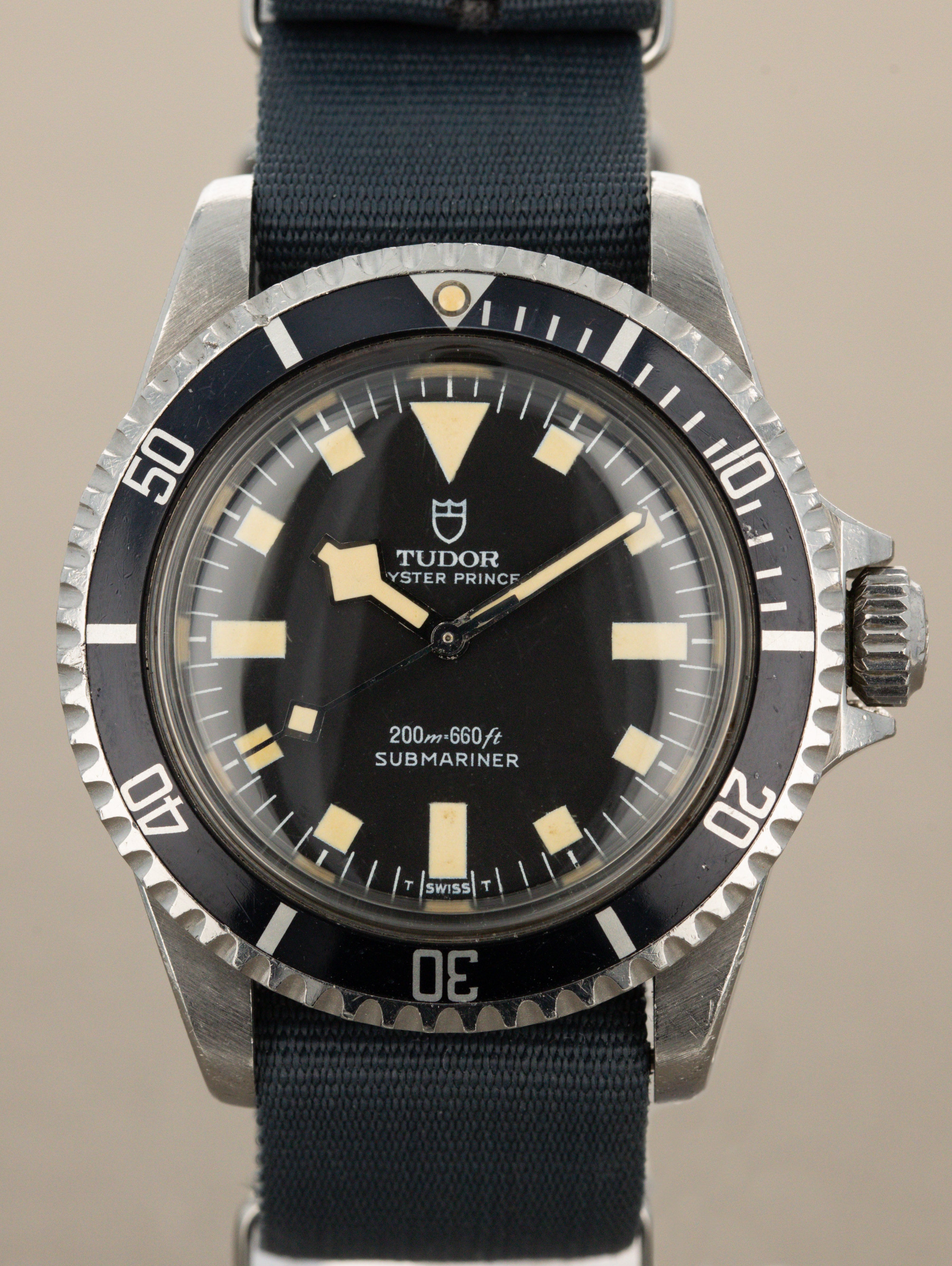 Tudor Submariner Ref. 94010 - Black 'Snowflake' Unpolished