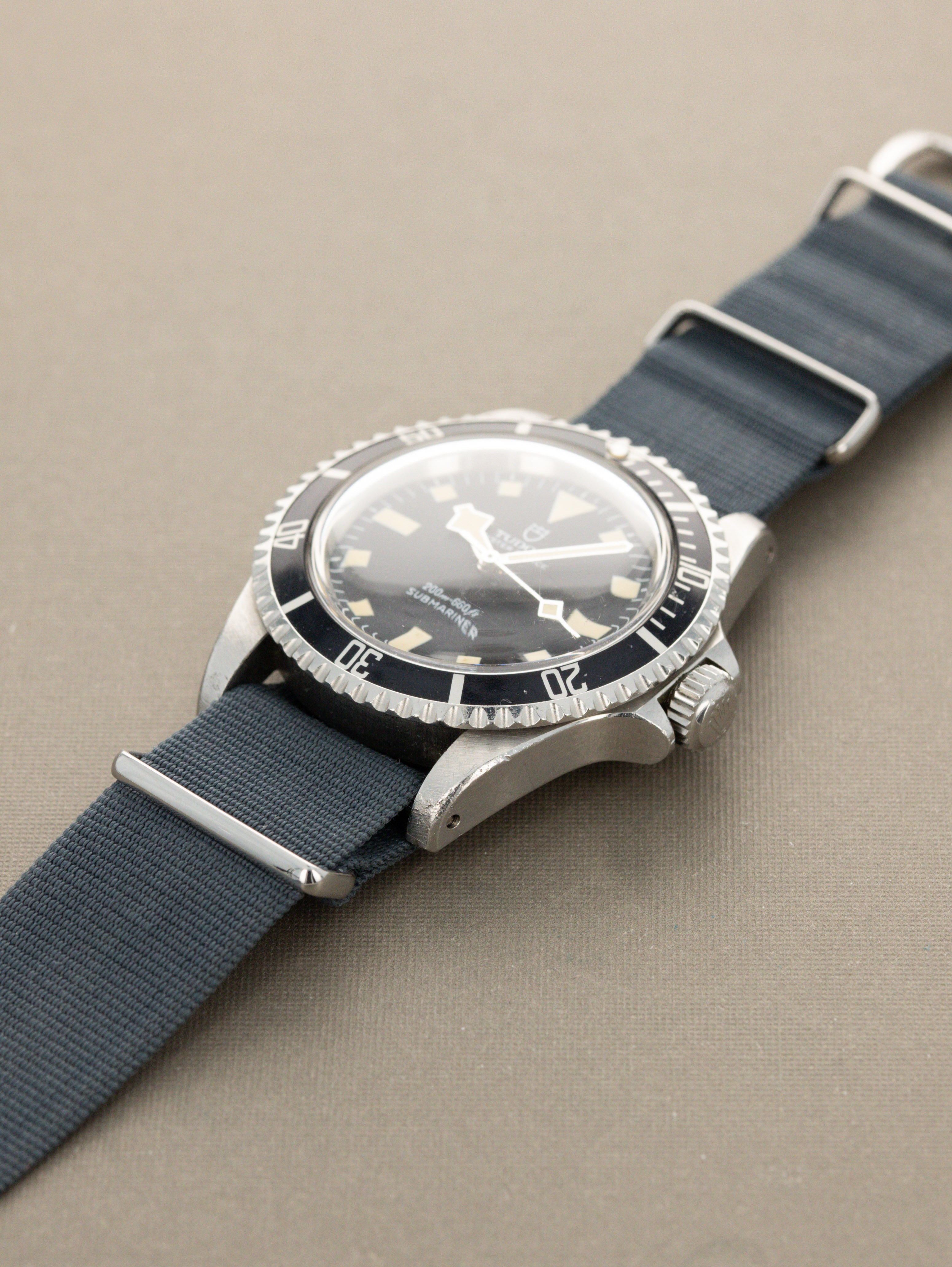 Tudor Submariner Ref. 94010 - Black 'Snowflake' Unpolished