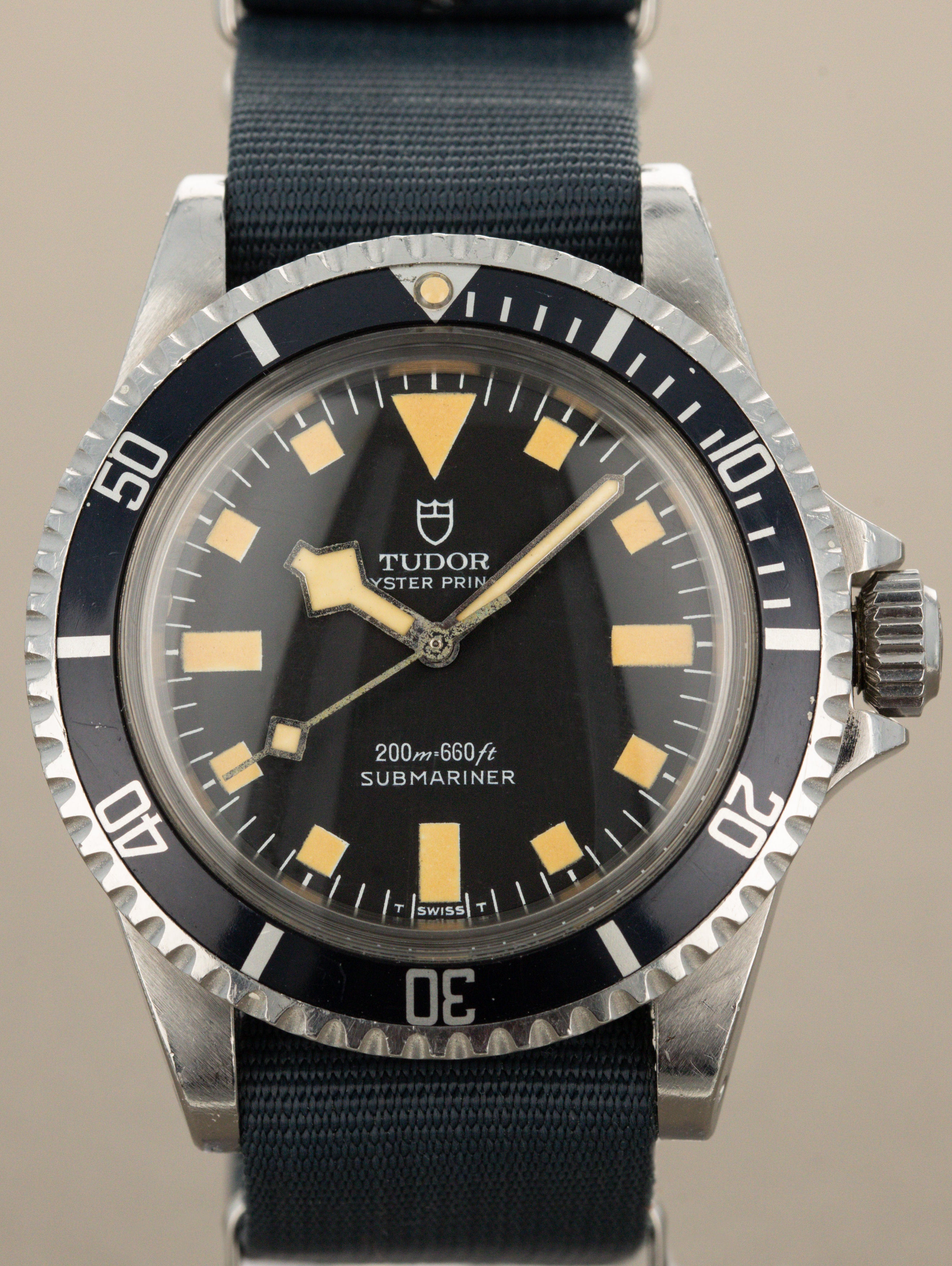 Tudor Submariner Ref. 94010 'Snowflake' - 'RCN' Military Issued Unpolished w/ Letter of Provenance