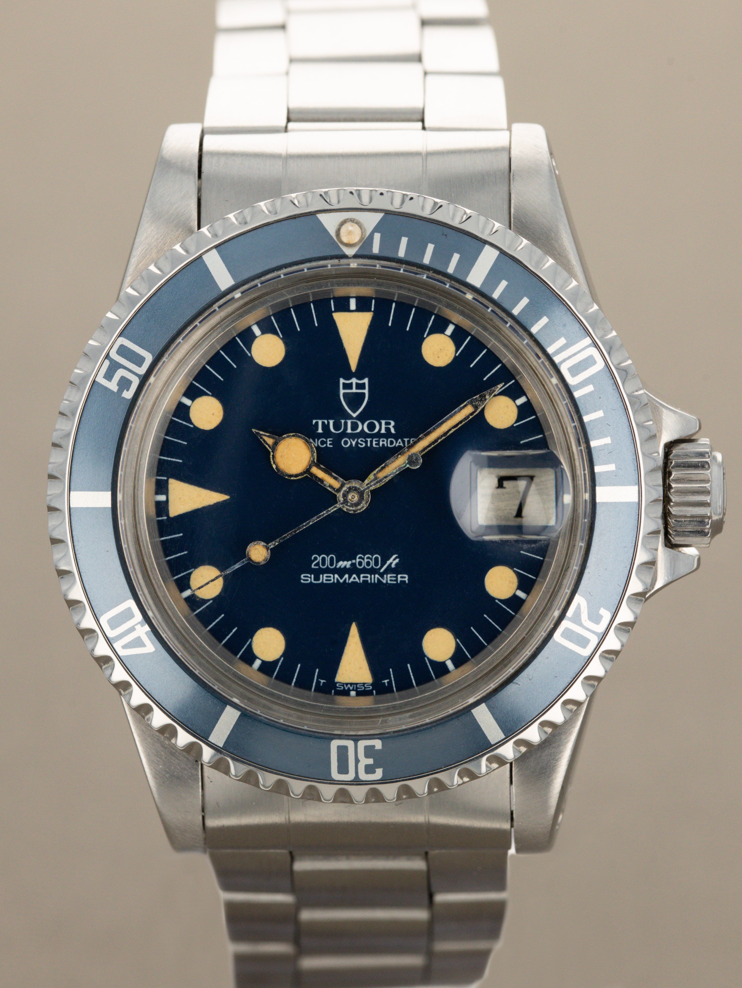 Tudor Submariner Date Ref. 76100 'Lollipop' - Blue Dial Full Set