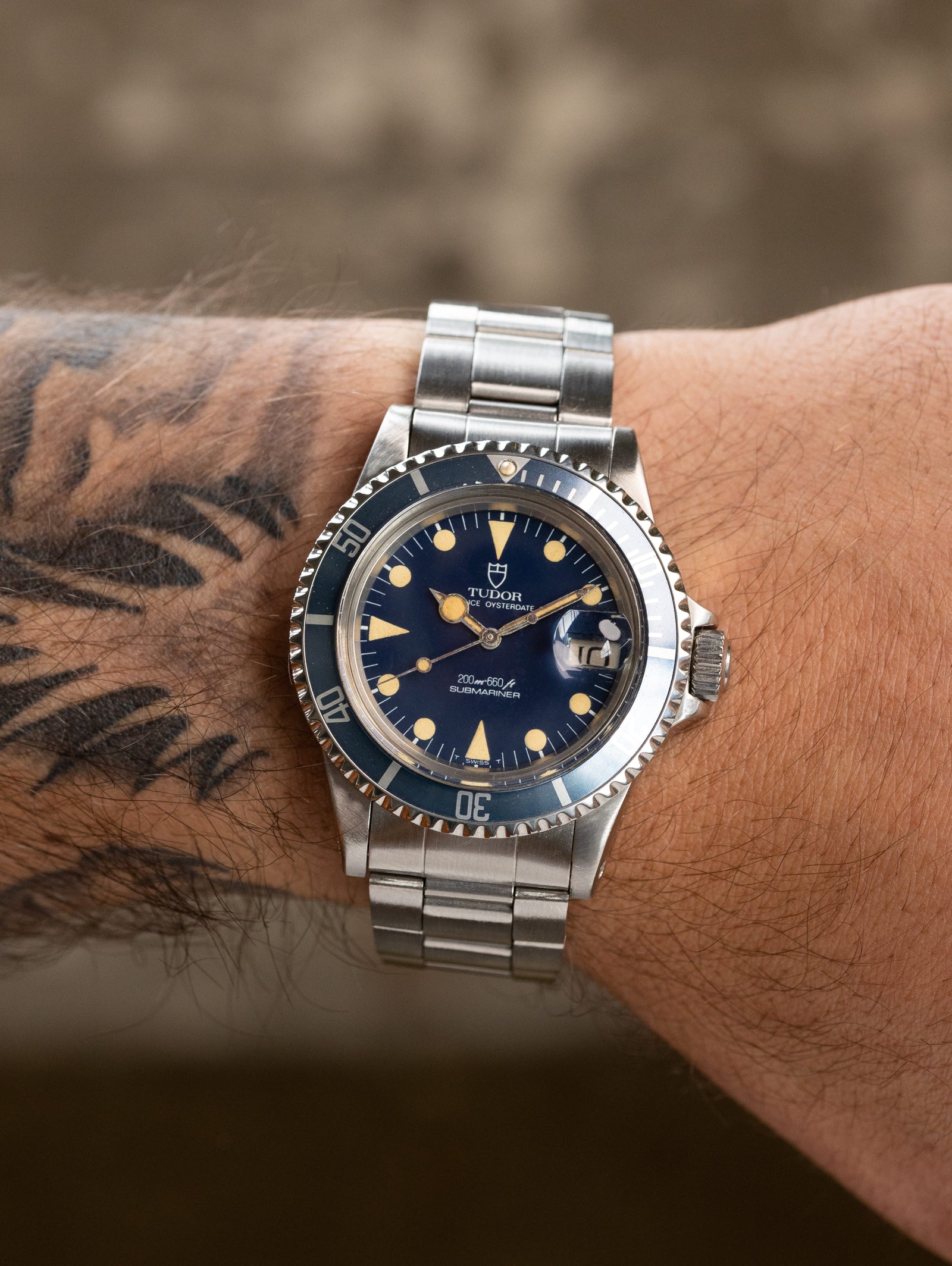 Tudor Submariner Date Ref. 76100 'Lollipop' - Blue Dial Full Set